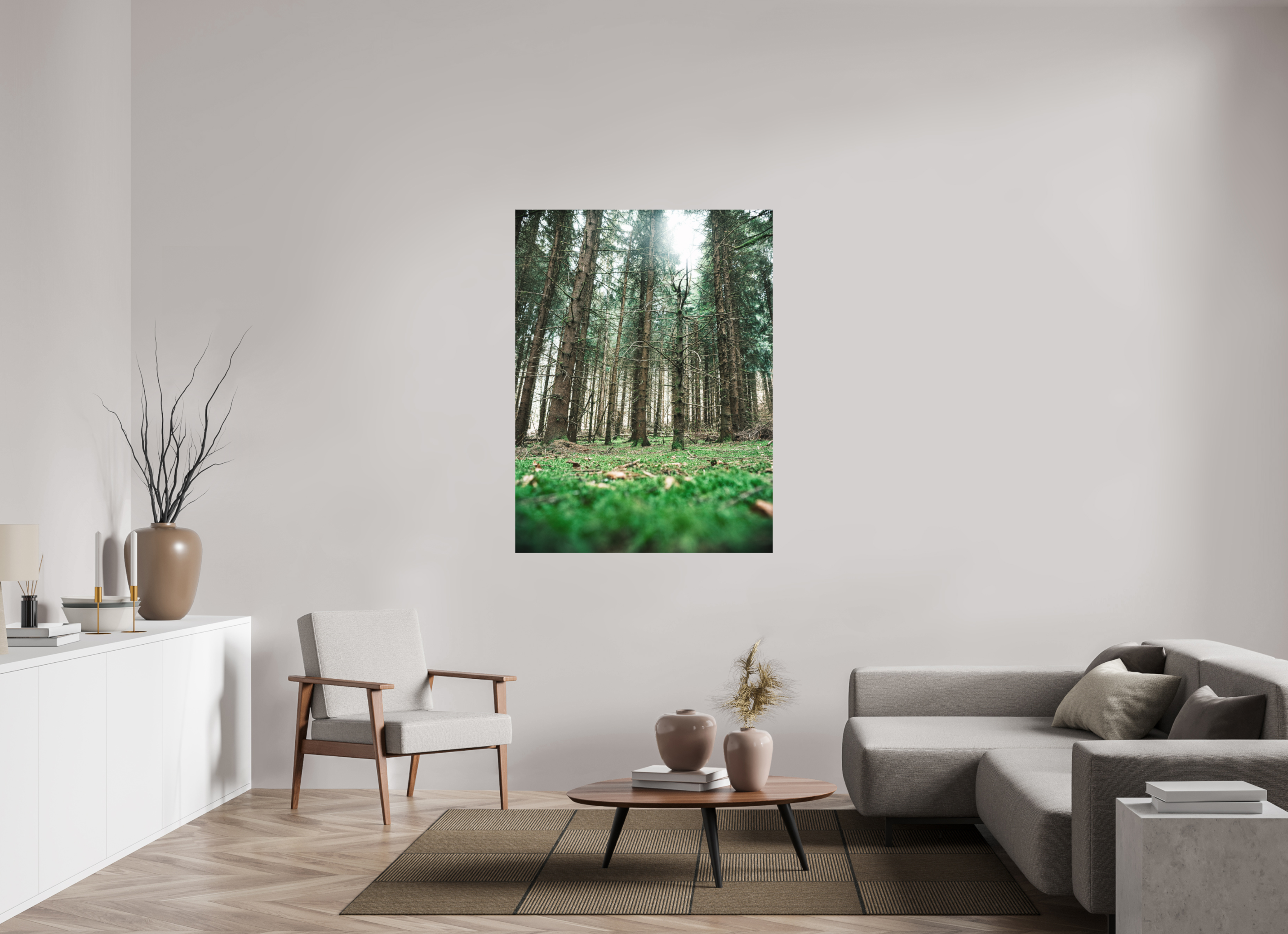 105 x 140 cm, Impression Fine Art sur support rigide - mat Invitation au calme