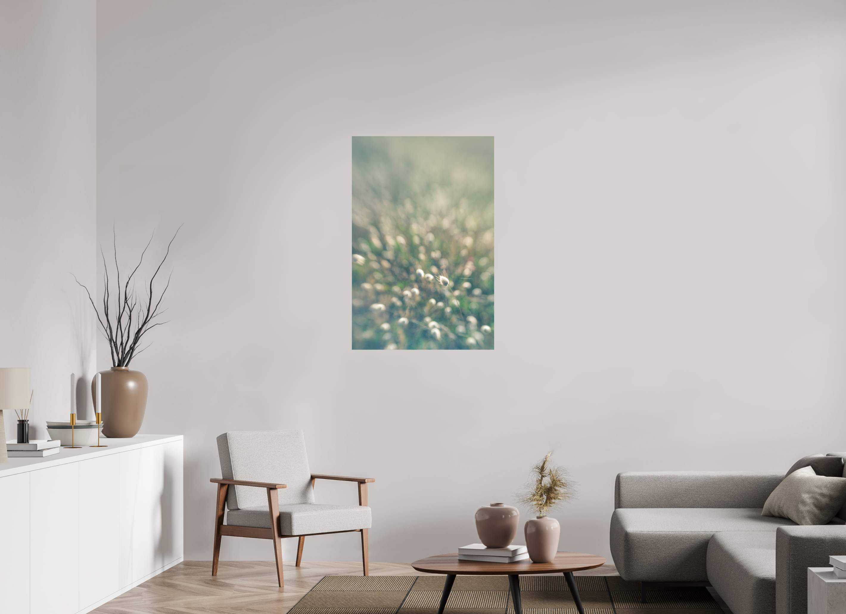 70 x 105 cm, Impression Fine Art sur support rigide - mat mouton