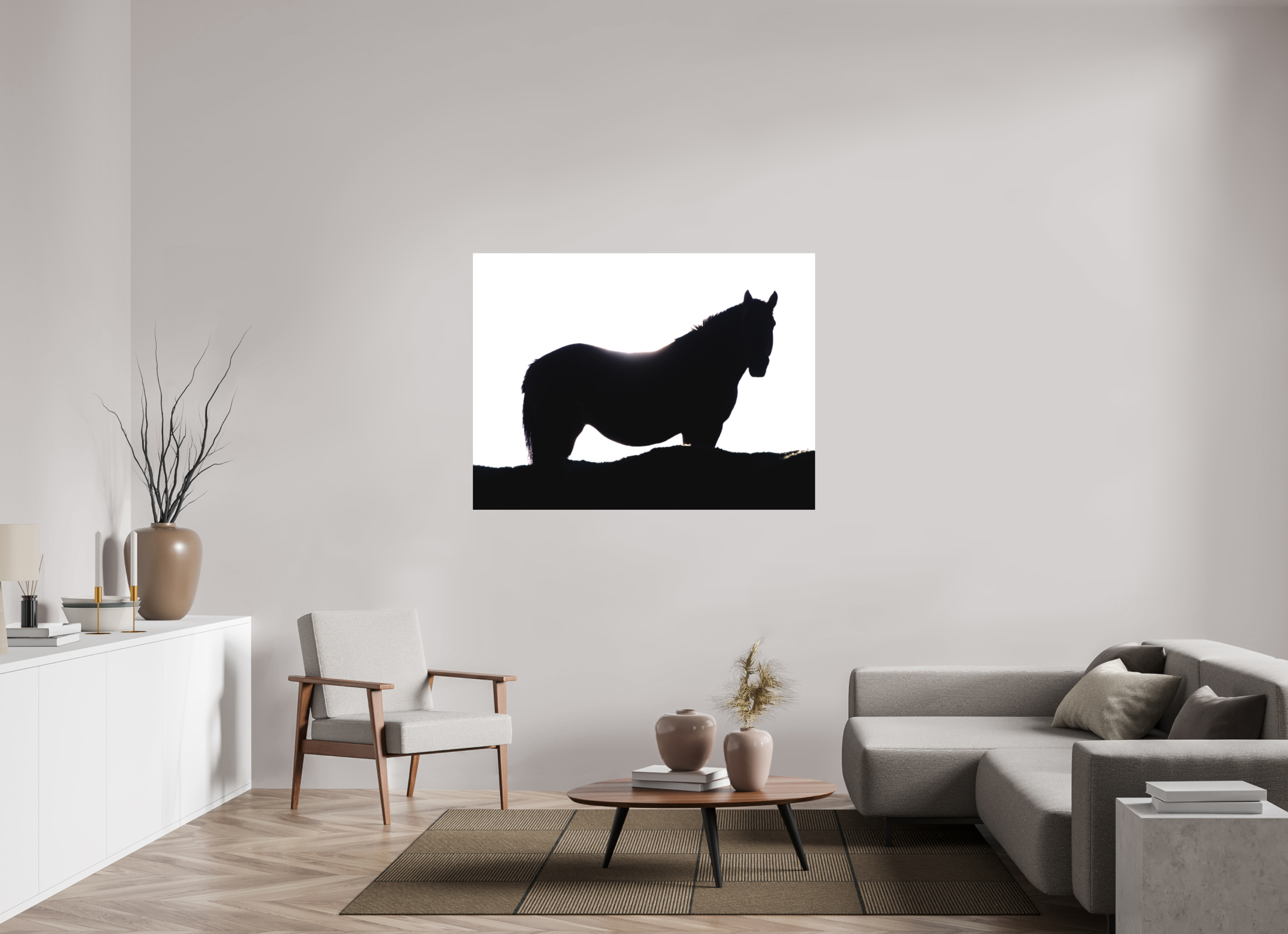 140 x 105 cm, Impression Fine Art - mat Cheval