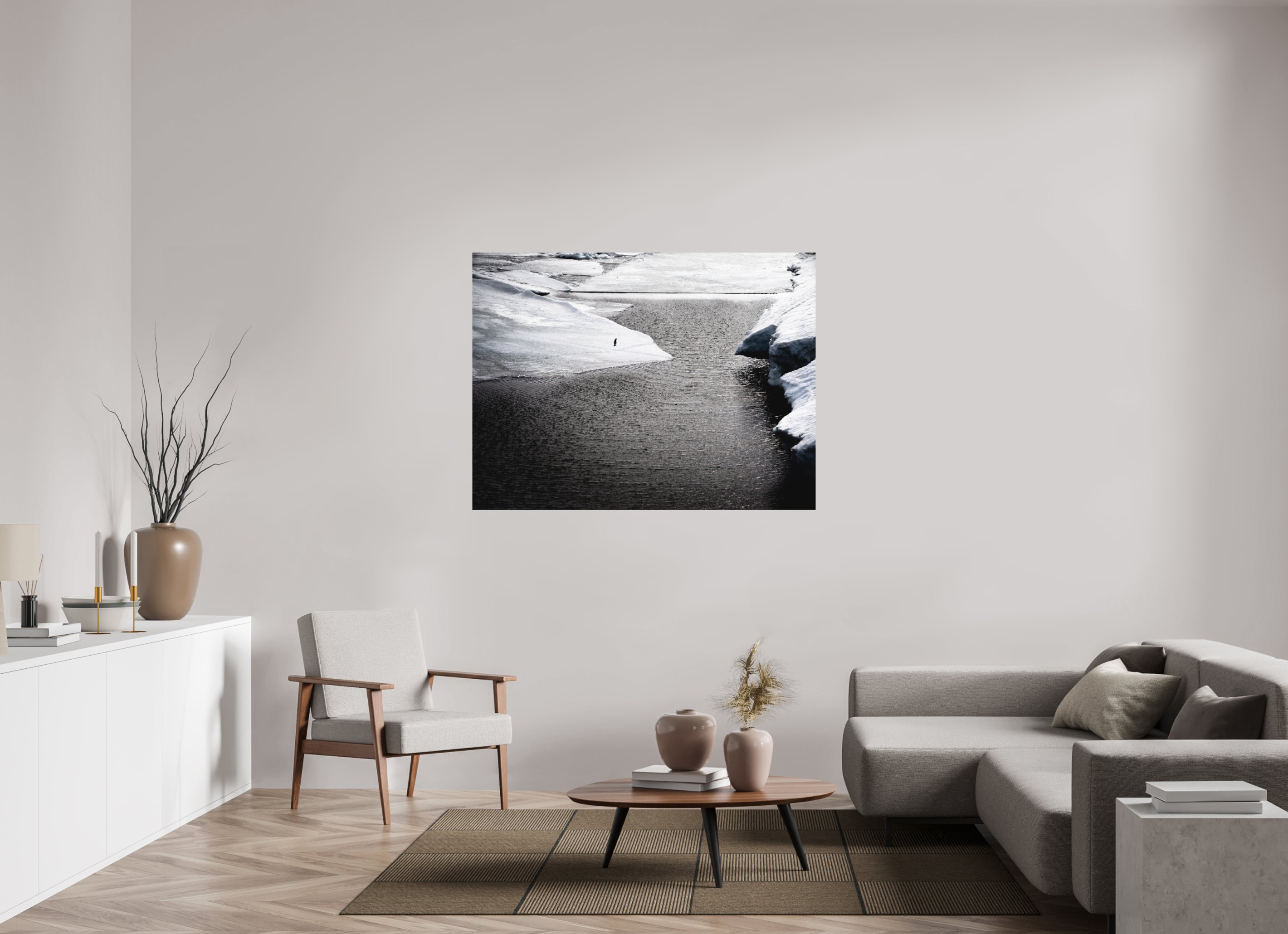 140 x 105 cm, Impression Fine Art sur support rigide - mat Retour de pêche