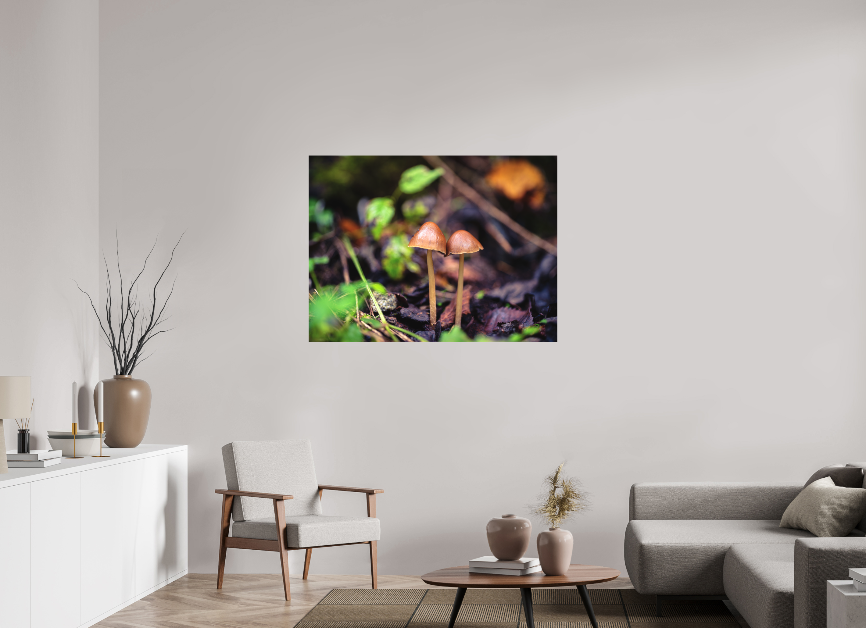 120 x 90 cm, Impression Fine Art - mat Champignons