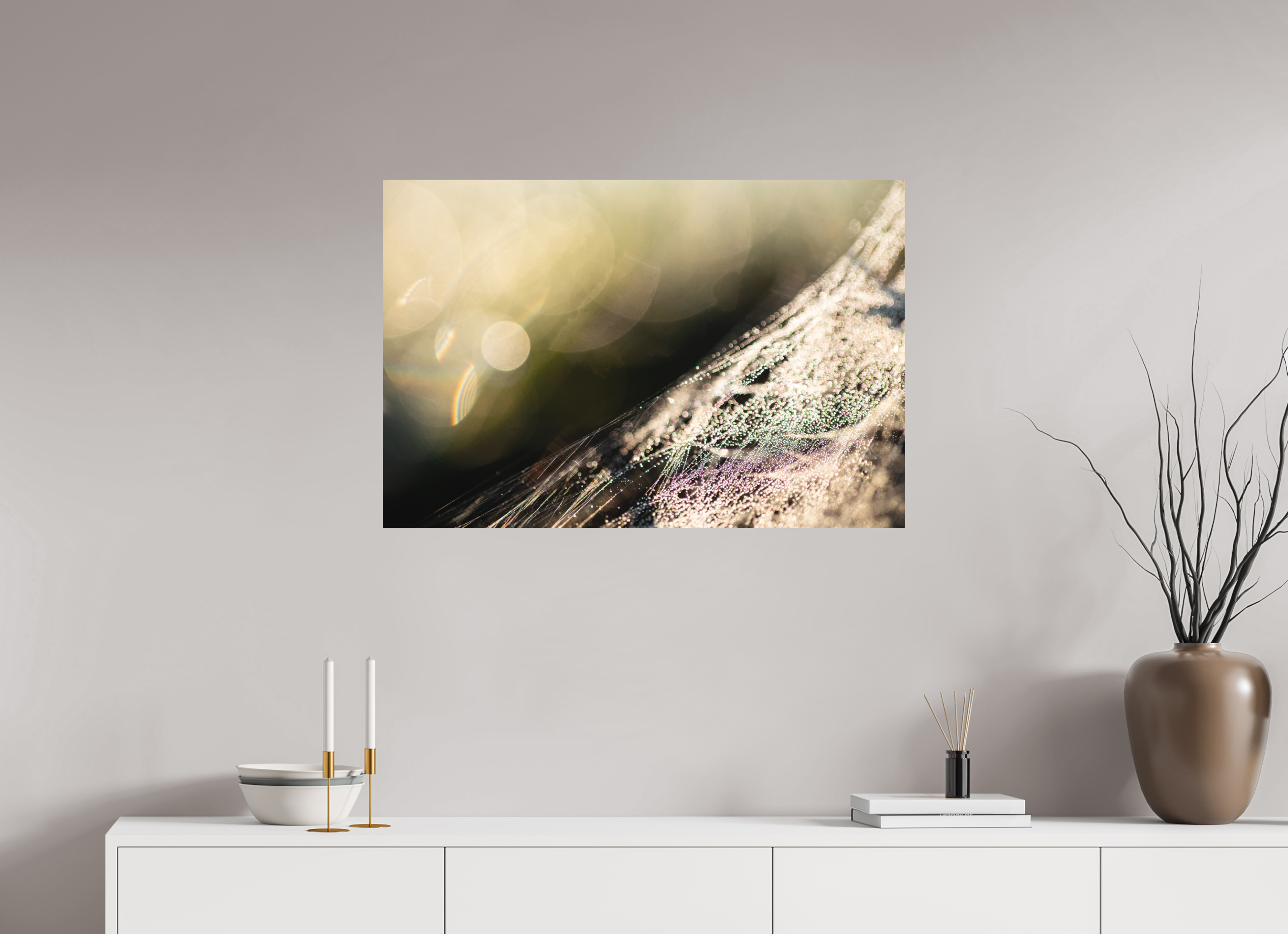 90 x 60 cm, Impression Fine Art - mat toile d'araignée