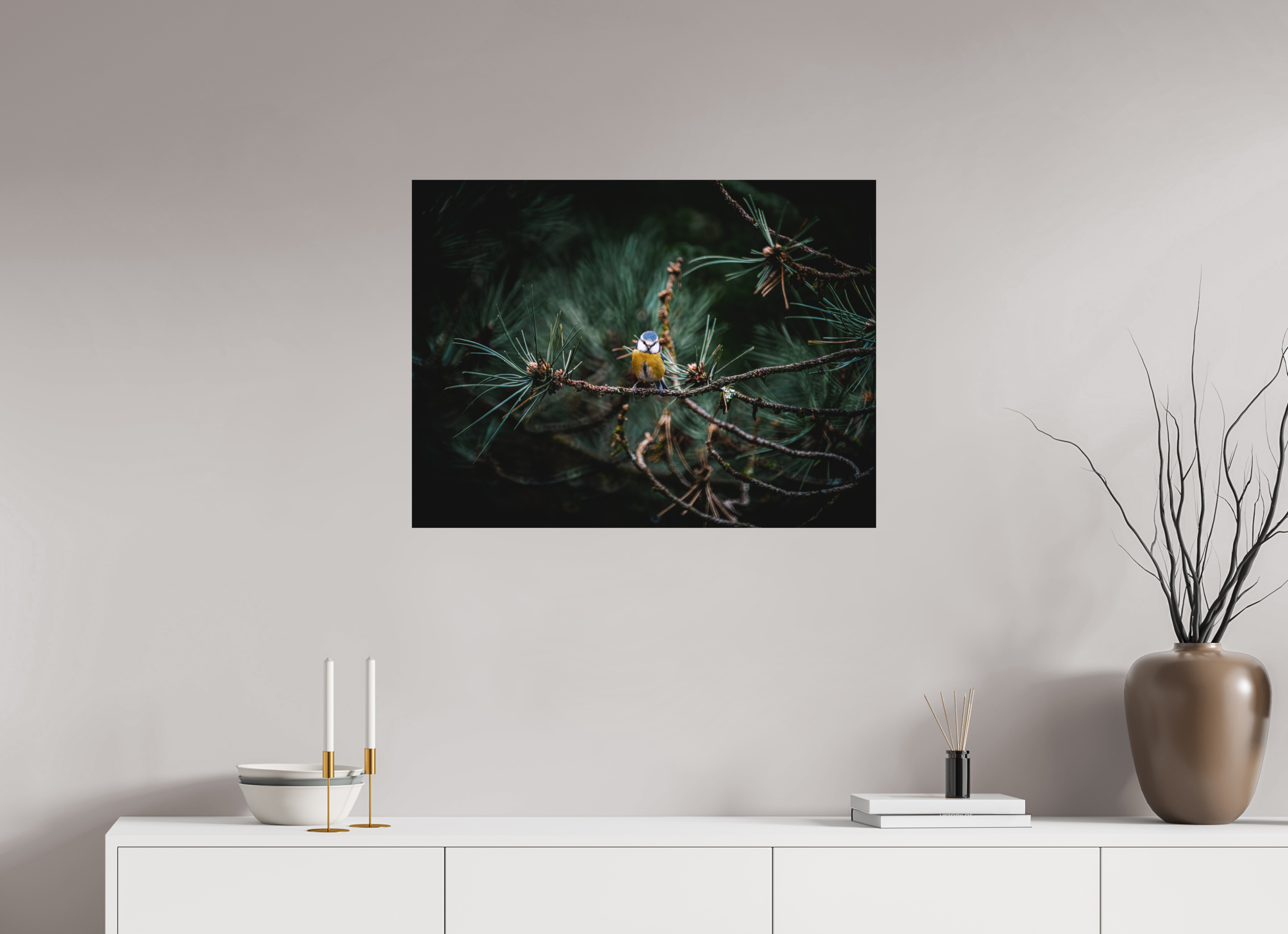 80 x 60 cm, Impression Fine Art - mat Mésange II