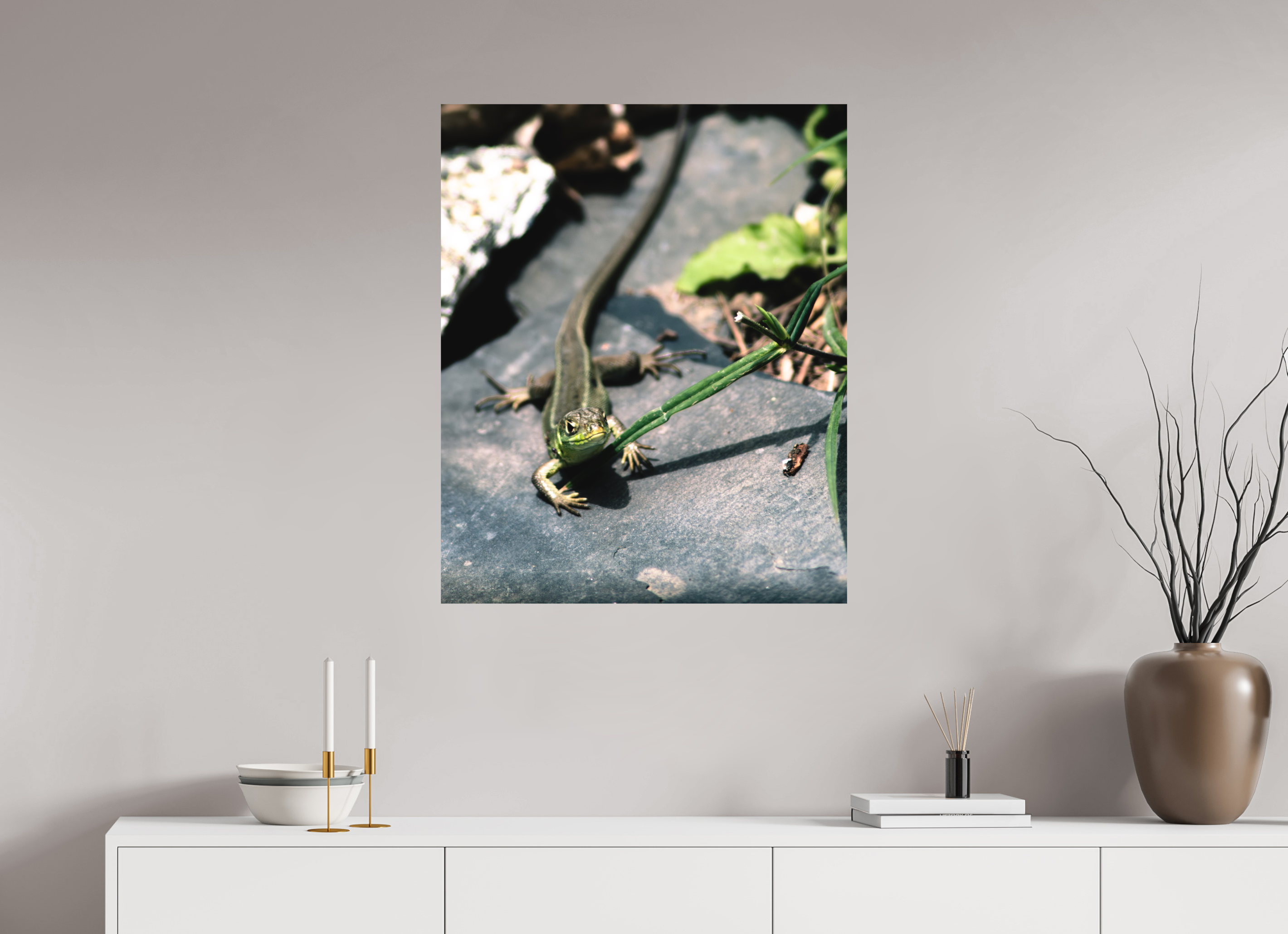 70 x 86,1 cm, Impression Fine Art - mat Lezard