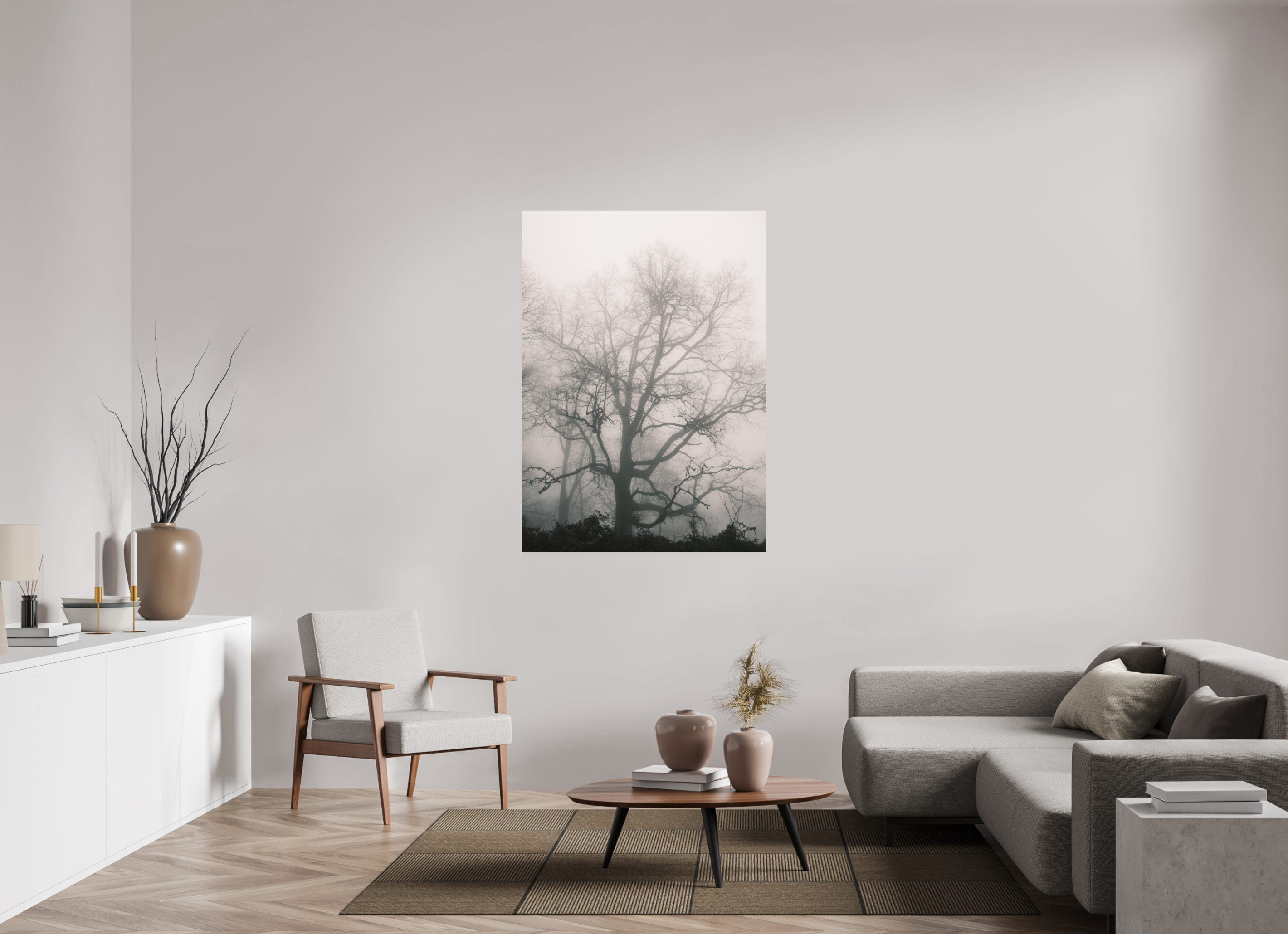 100 x 139,8 cm, Tirage photo - satiné Hêtre