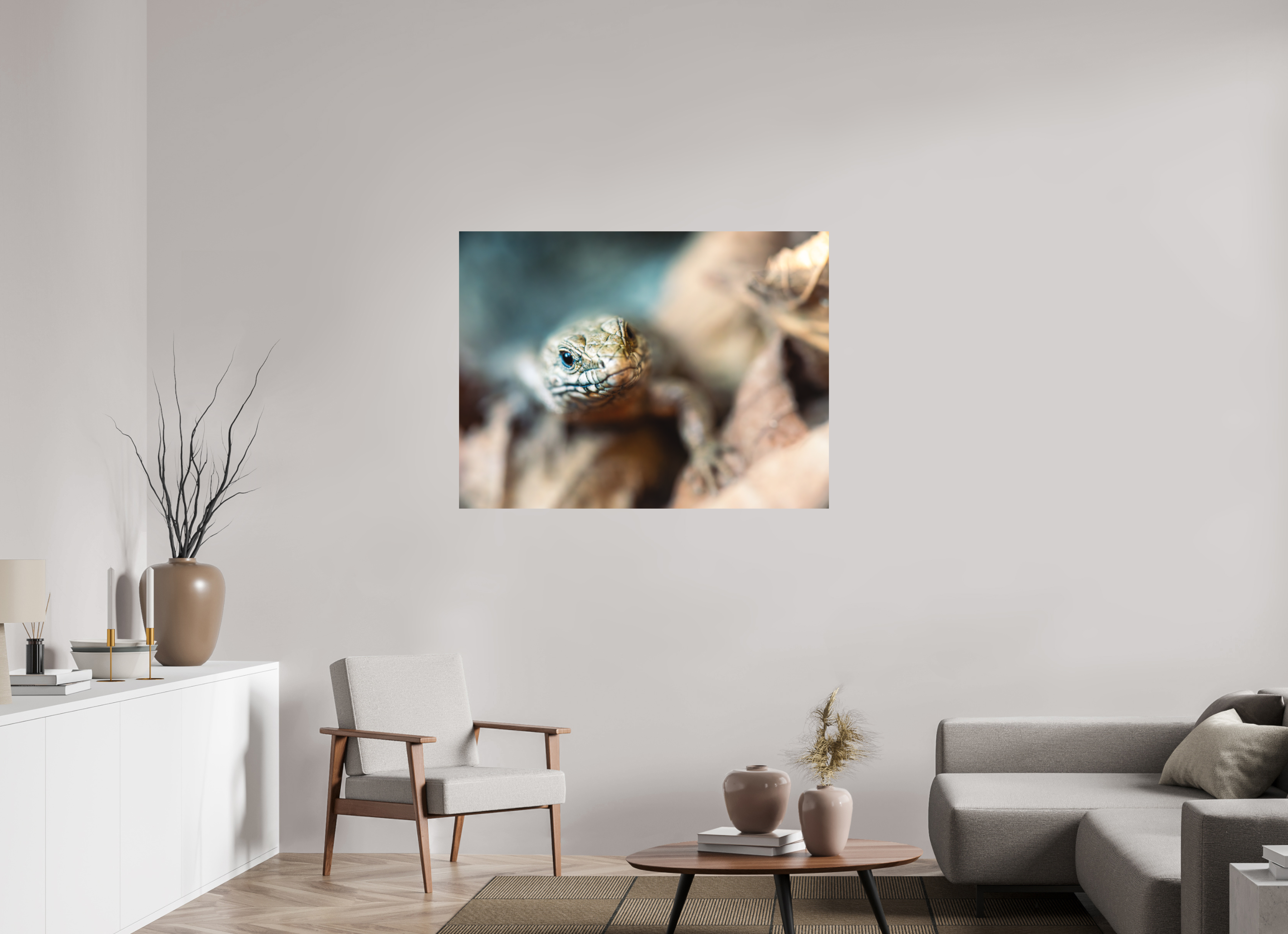 120 x 90 cm, Tirage photo - satiné Lezard