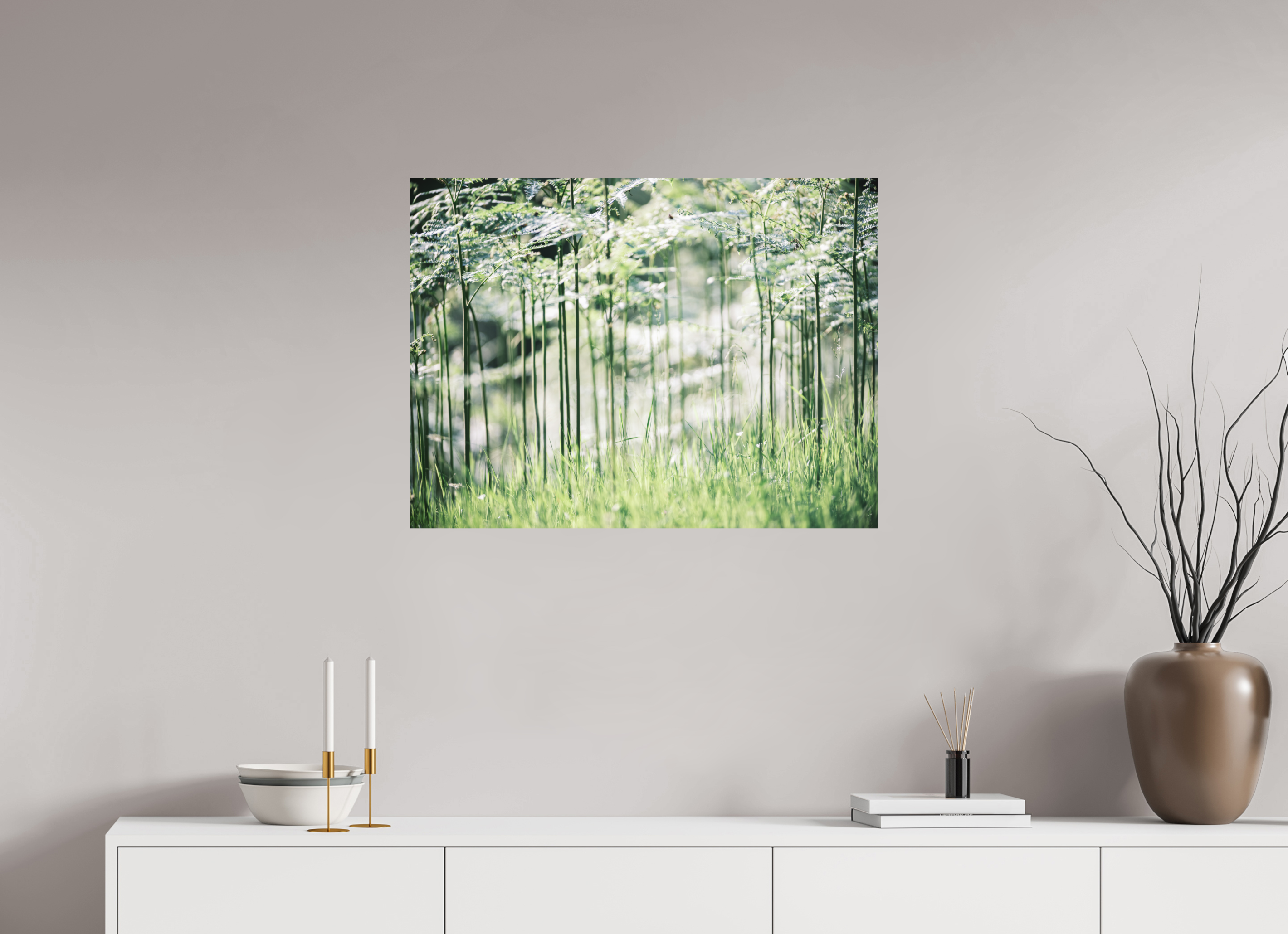 80 x 60 cm, Impression Fine Art sur support rigide - mat Bienvenue à Jurassic Park