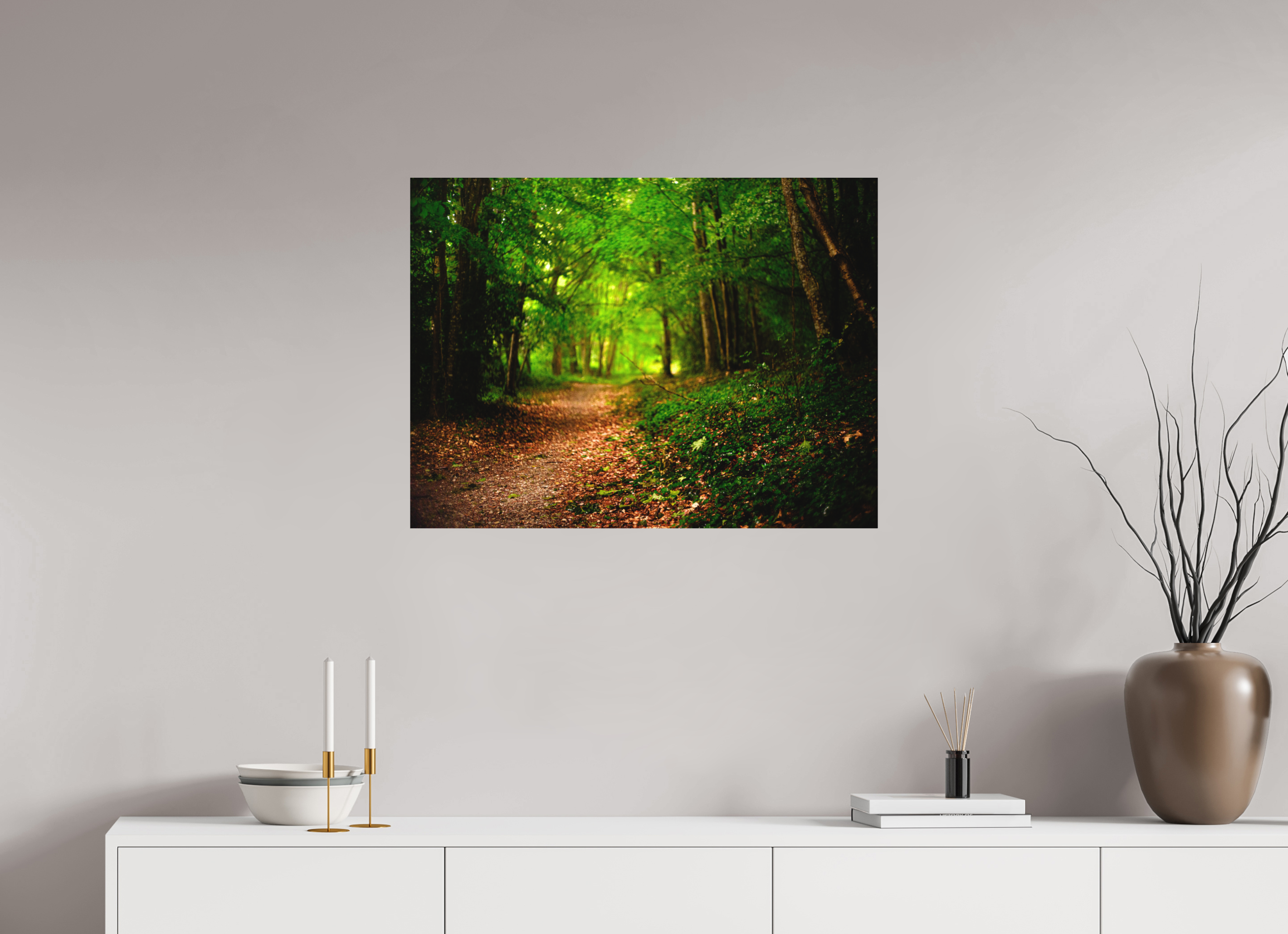 80 x 60 cm, Impression Fine Art sur support rigide - mat foret
