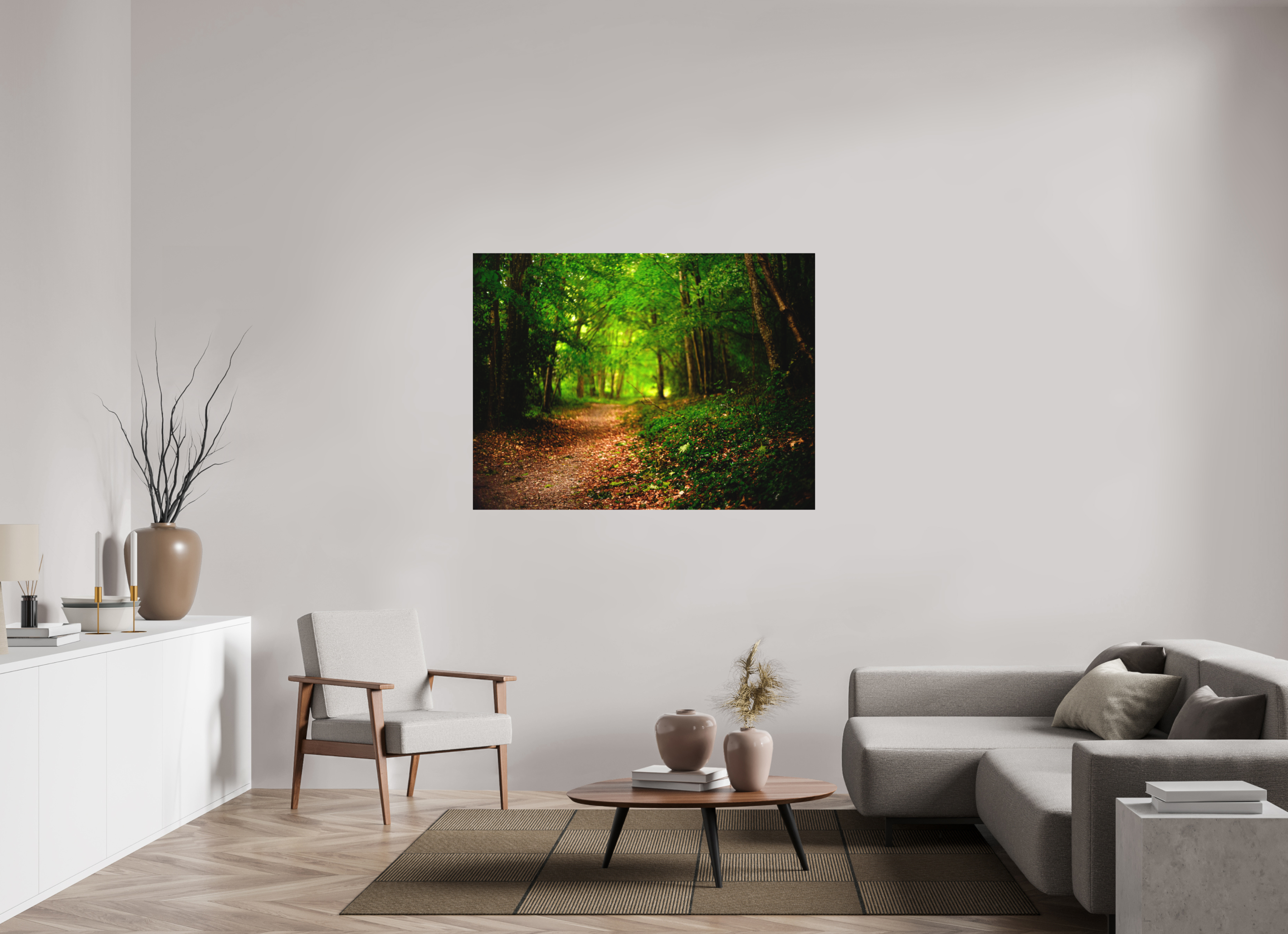 140 x 105 cm, Tirage photo - satiné foret