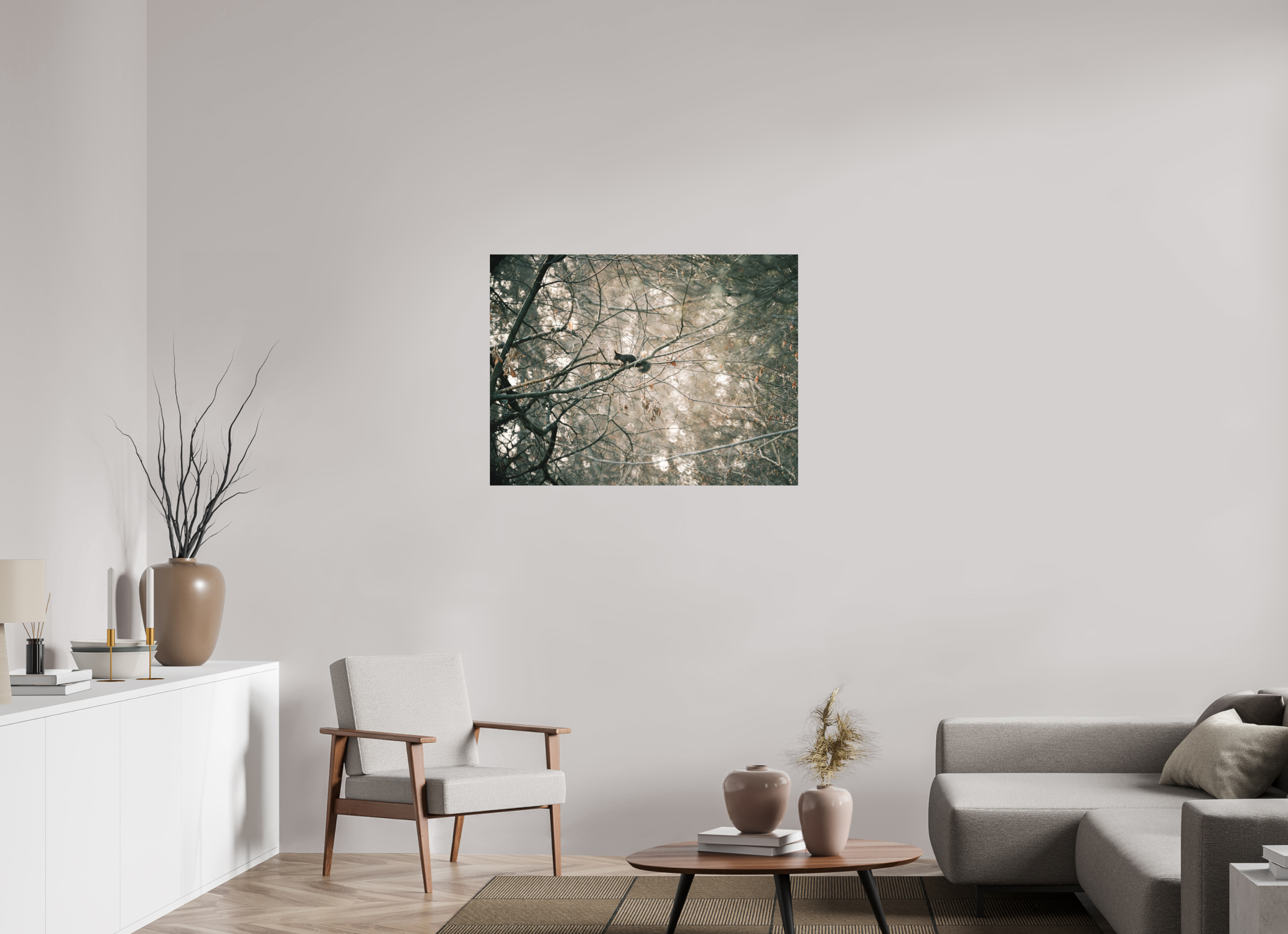 100 x 75 cm, Impression Fine Art - mat Ecureuil