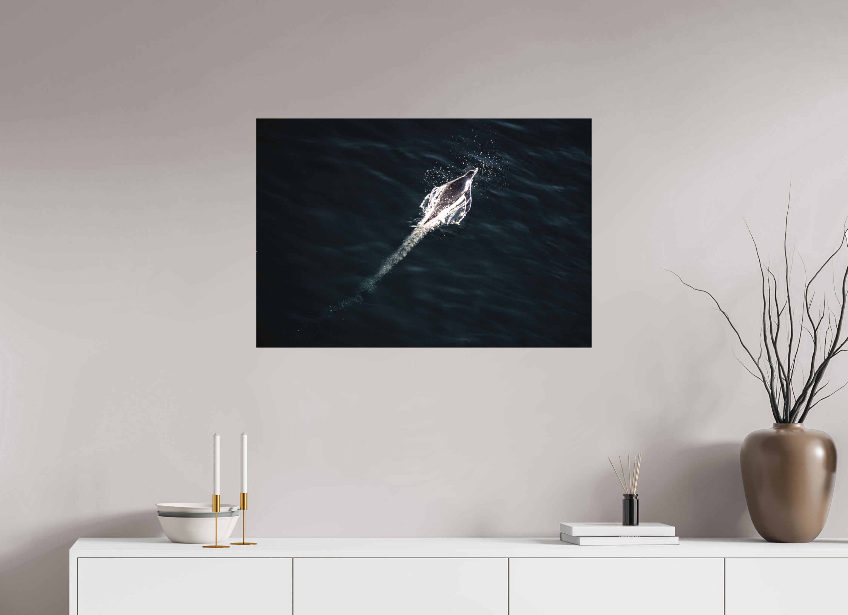 87,8 x 60 cm, Tirage photo - satiné À toute vitesse