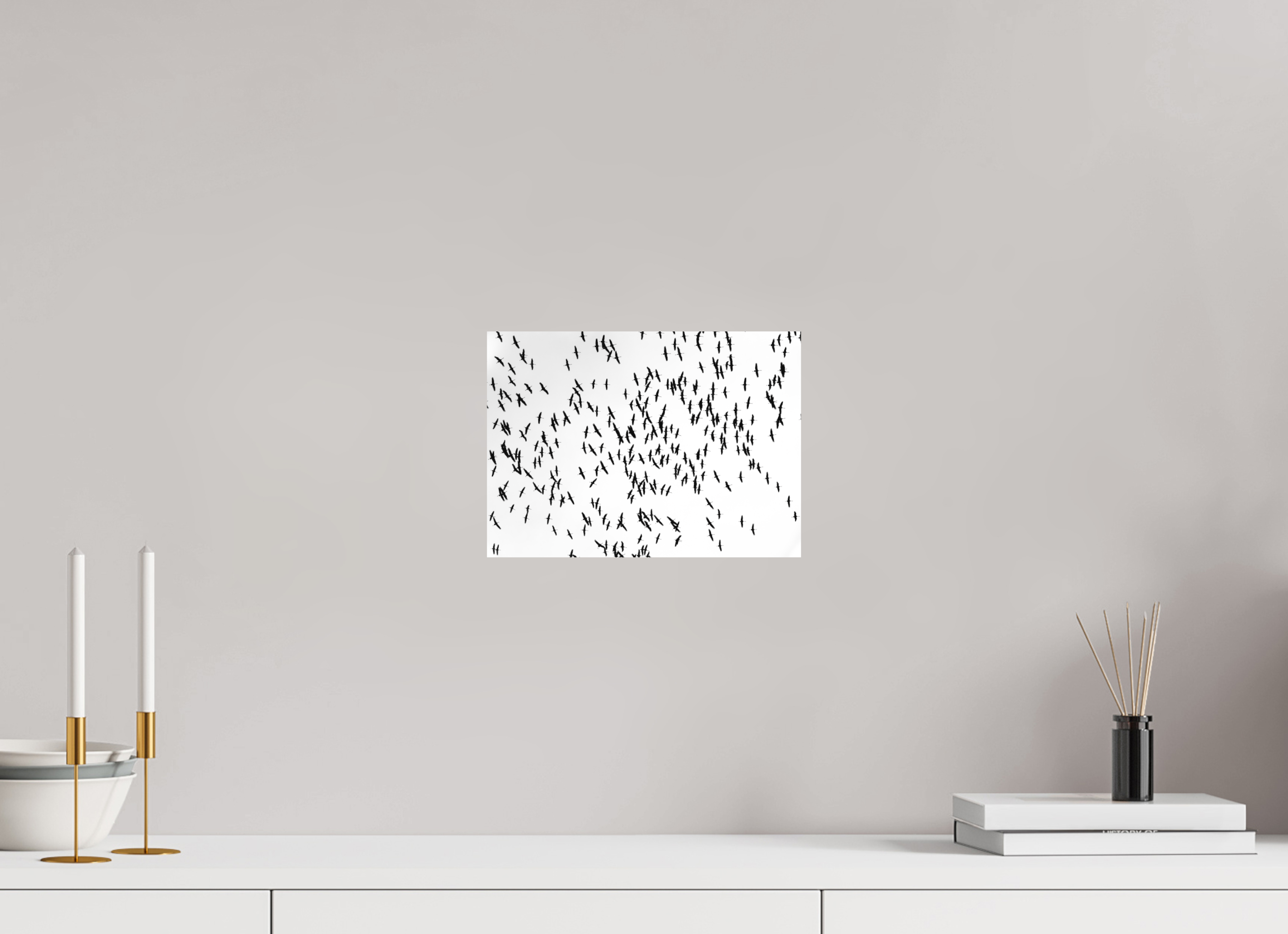 27,8 x 20 cm, Tirage photo - satiné Grues III