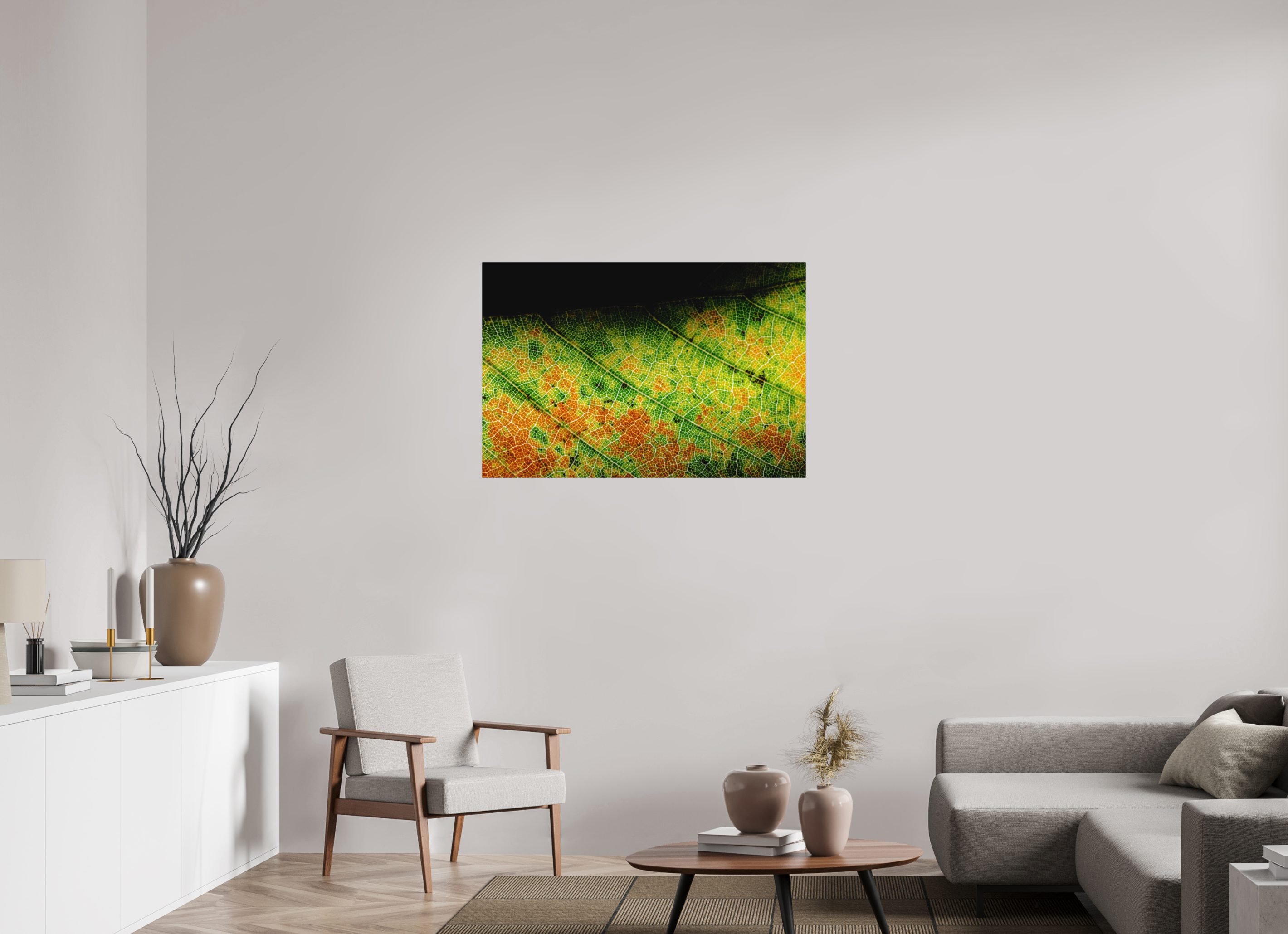 105 x 70 cm, Tirage photo - satiné Feuille