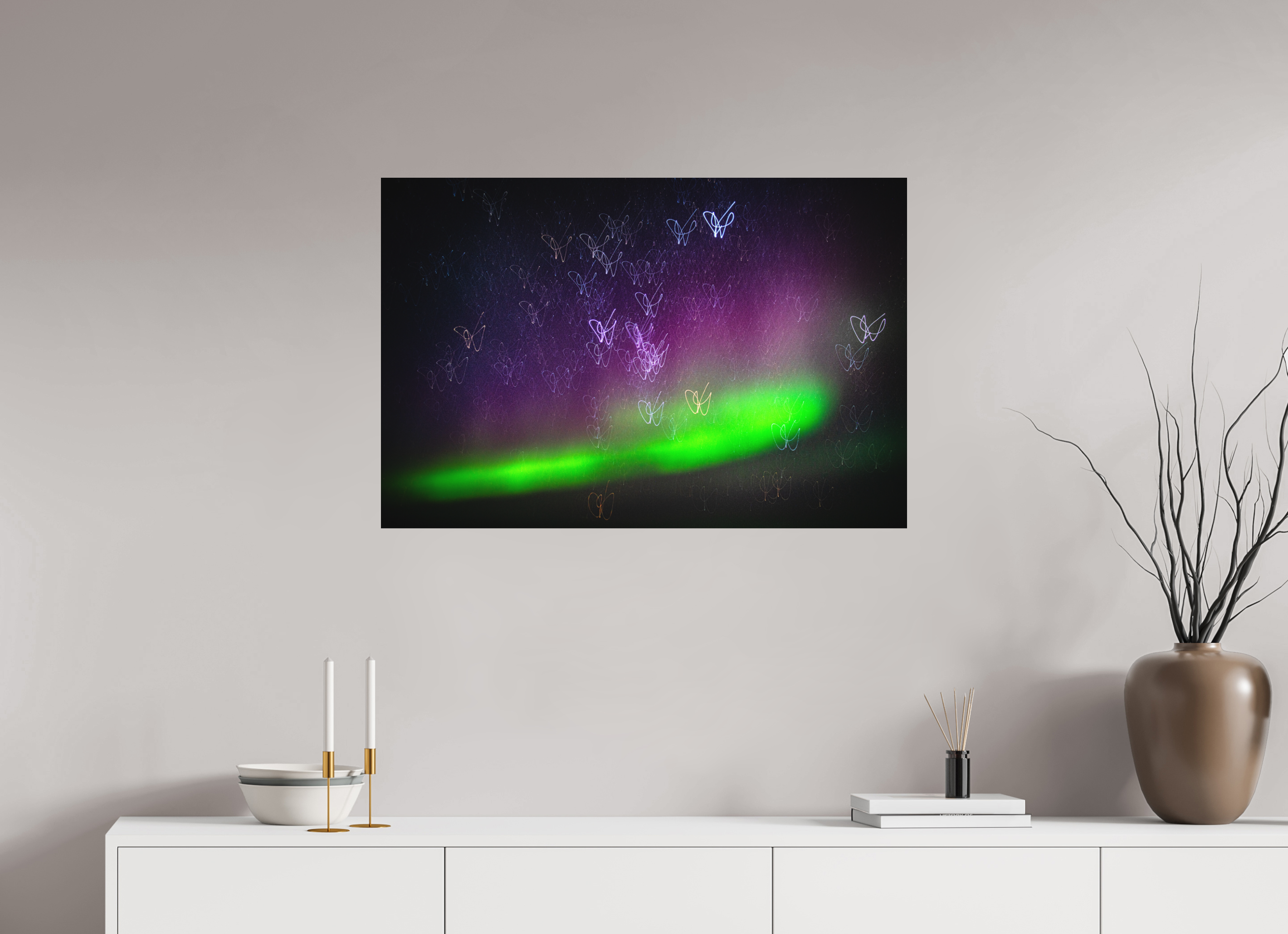 90 x 60 cm, Impression Fine Art sur support rigide - mat Danse céleste