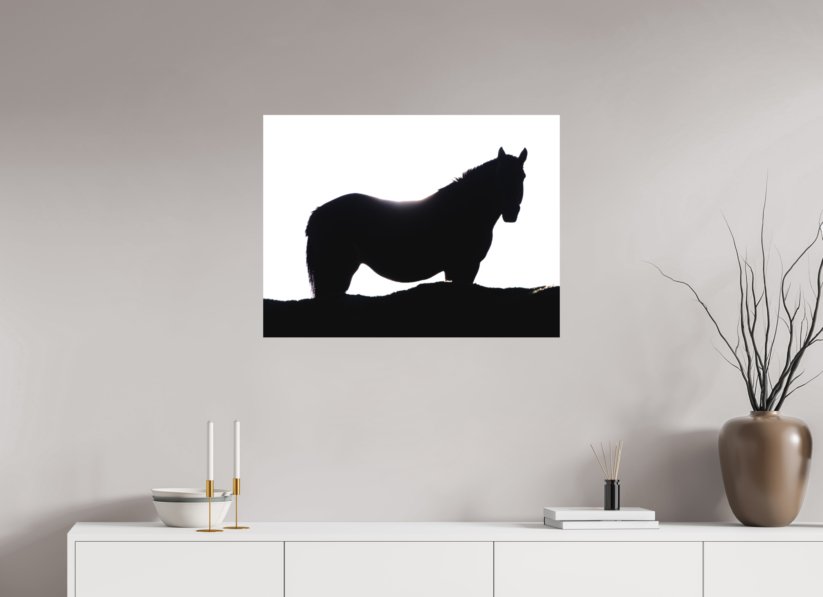 80 x 60 cm, Impression Fine Art - mat Cheval