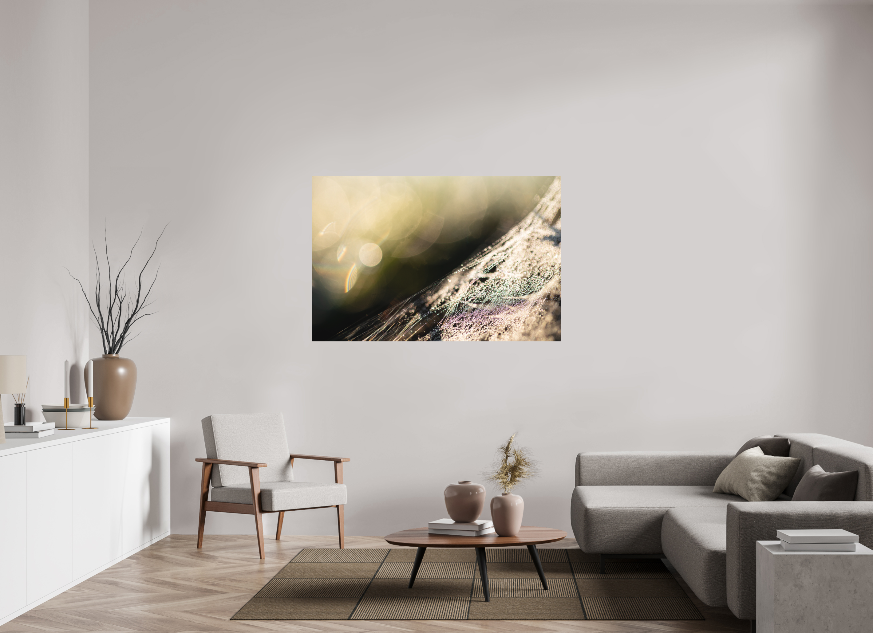 150 x 100 cm, Impression Fine Art - mat toile d'araignée