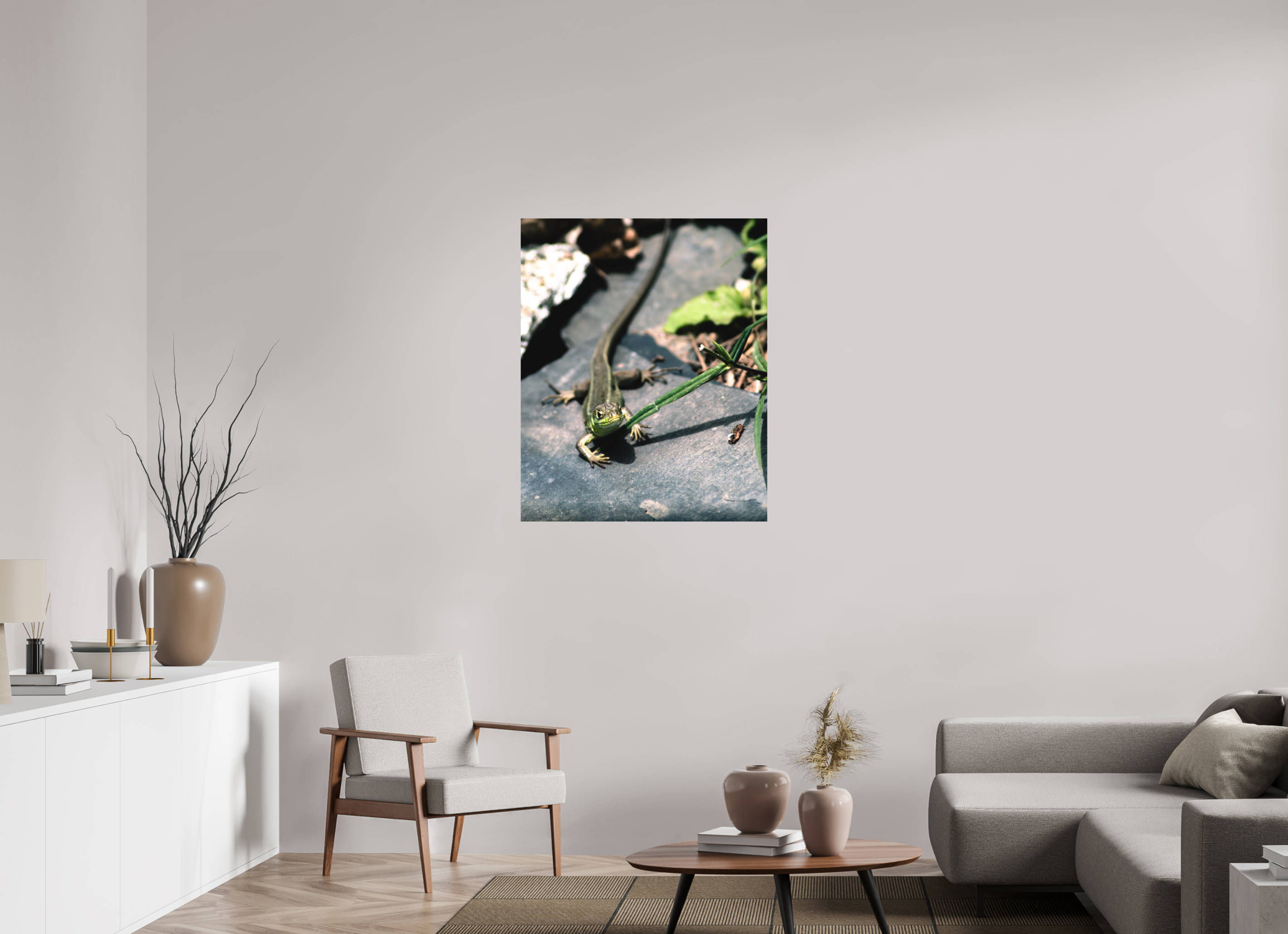 80 x 98,4 cm, Impression Fine Art - mat Lezard