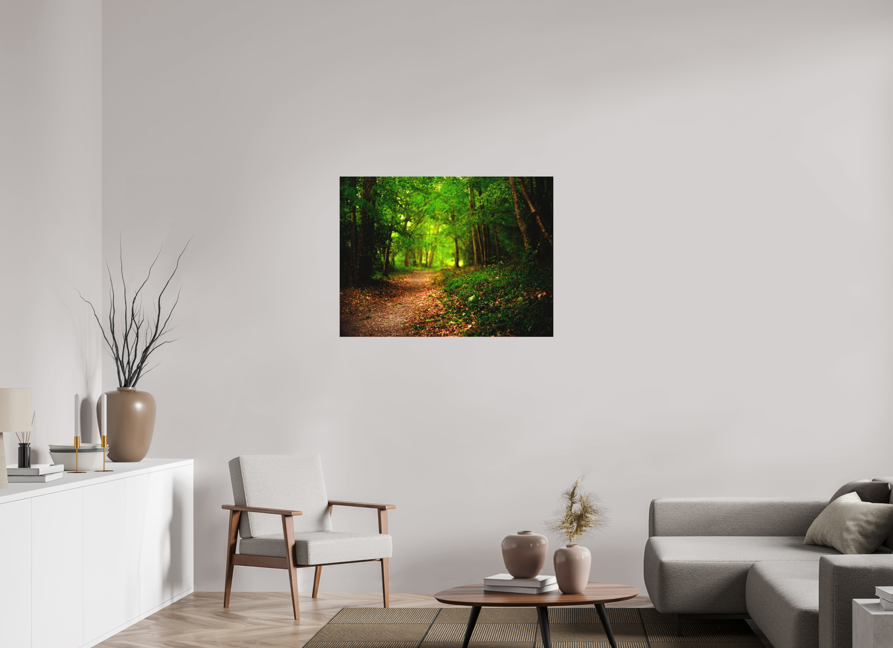 100 x 75 cm, Impression Fine Art - mat foret
