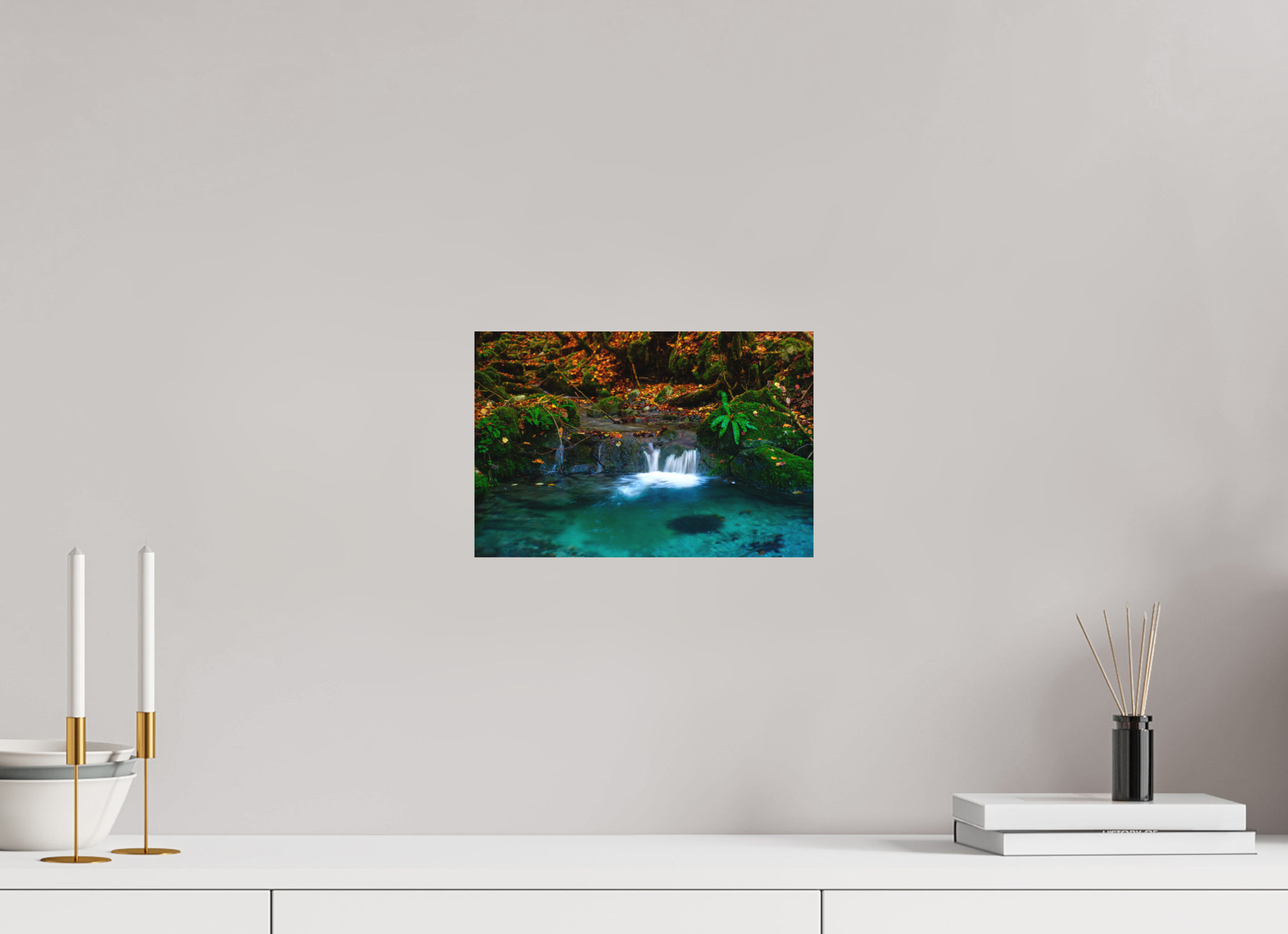 30 x 20 cm, Impression Fine Art - mat De l'eau et des couleurs