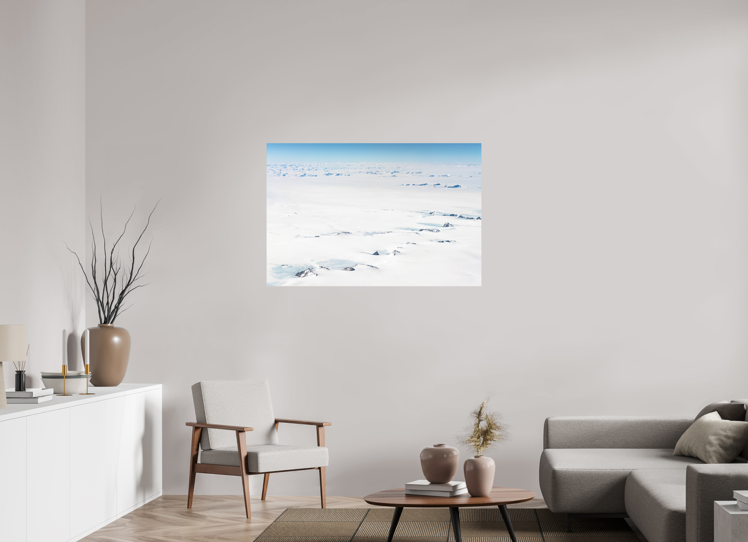 120 x 80 cm, Impression Fine Art - mat Le Continent Glacé
