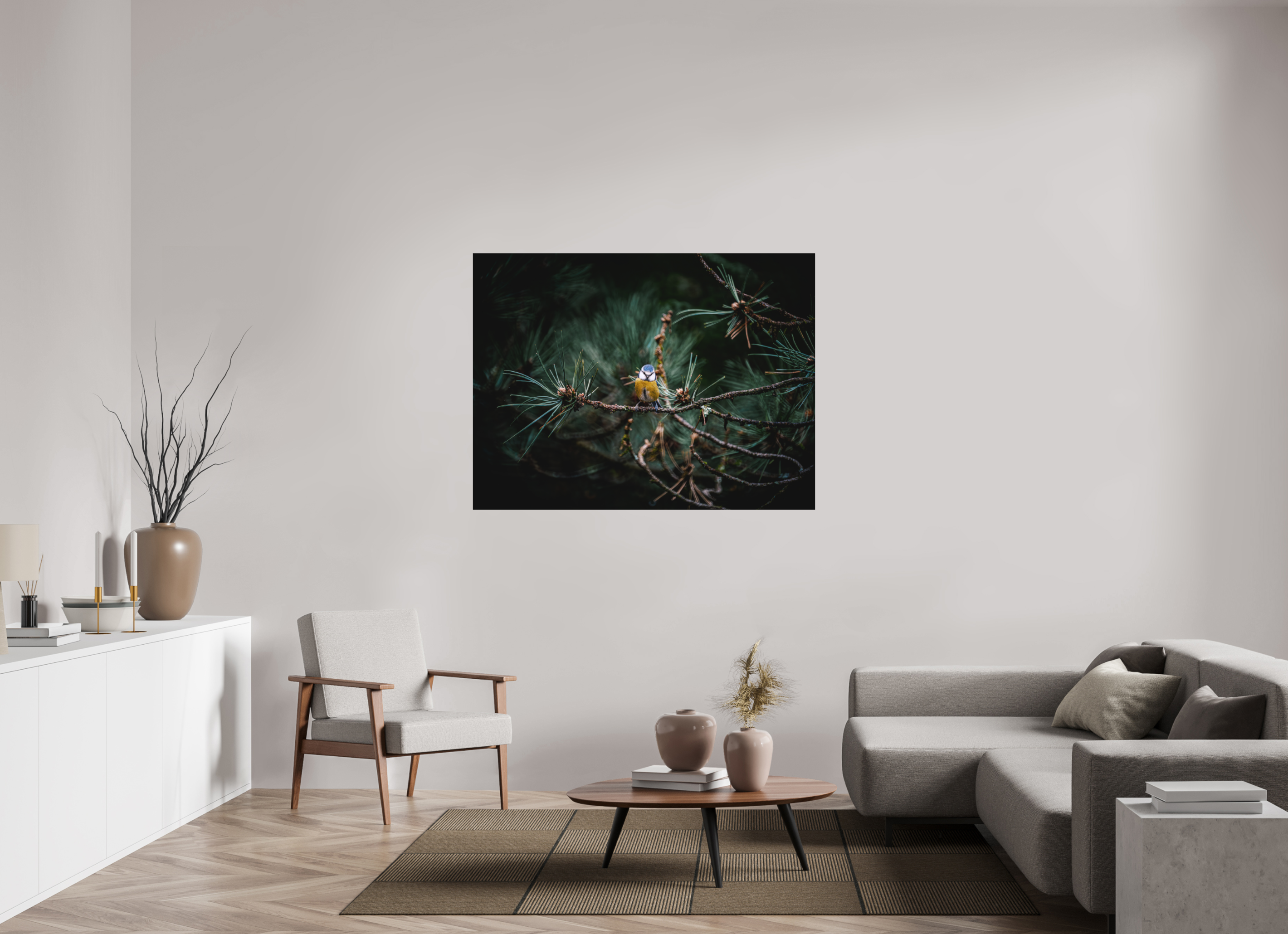 140 x 105 cm, Impression Fine Art - mat Mésange II