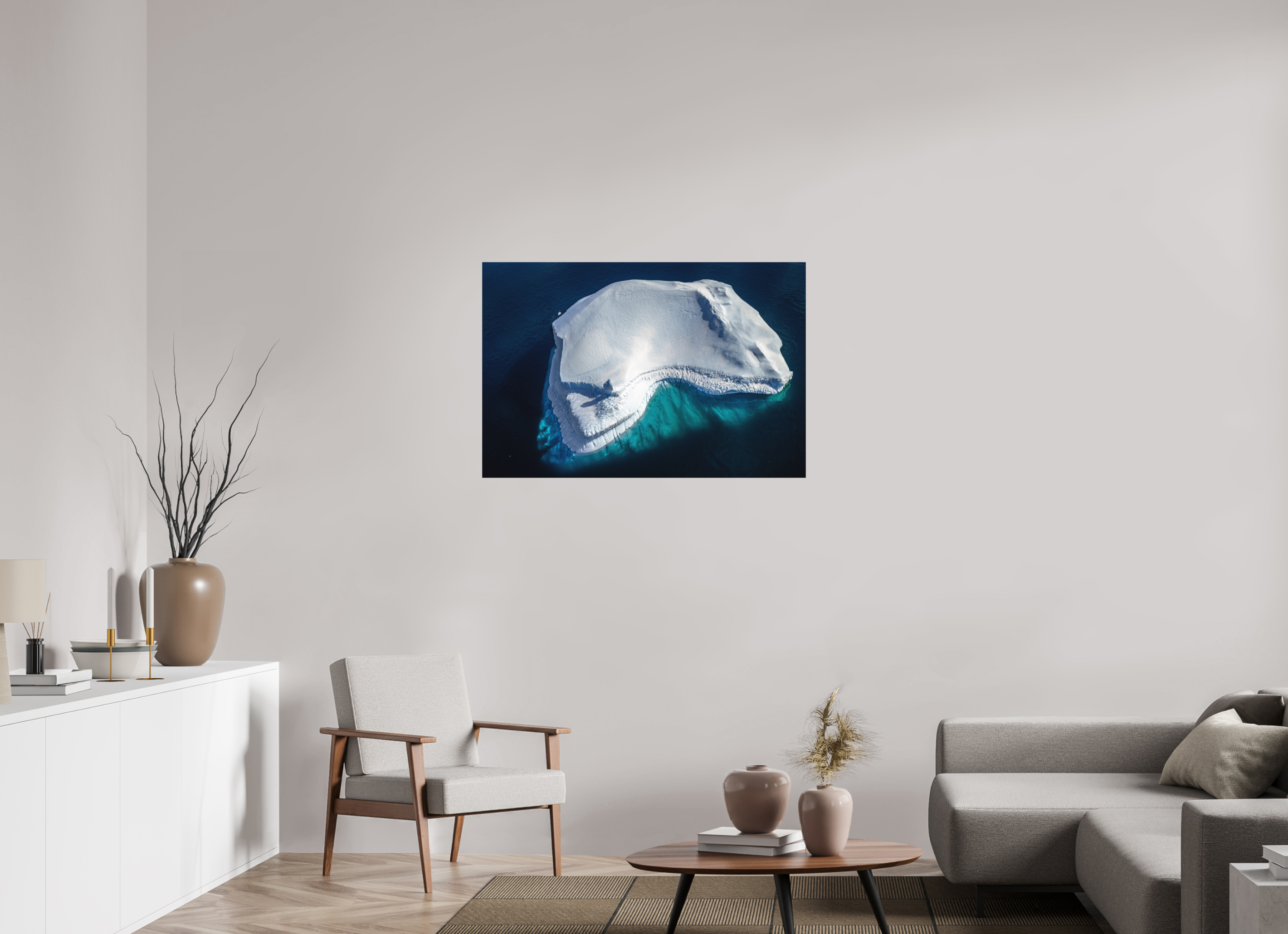 105 x 70 cm, Impression Fine Art - mat Le colosse silencieux