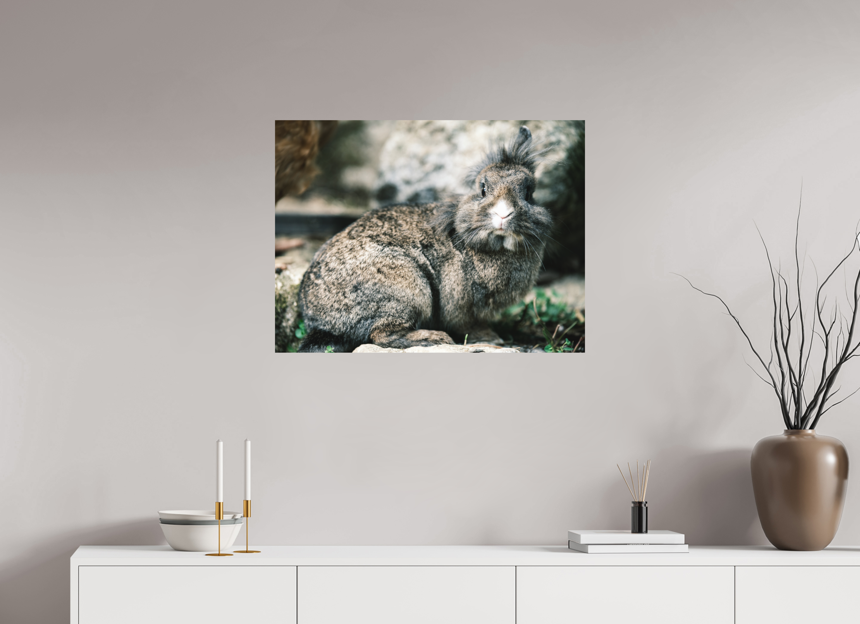 80 x 60 cm, Impression Fine Art - mat Lapin