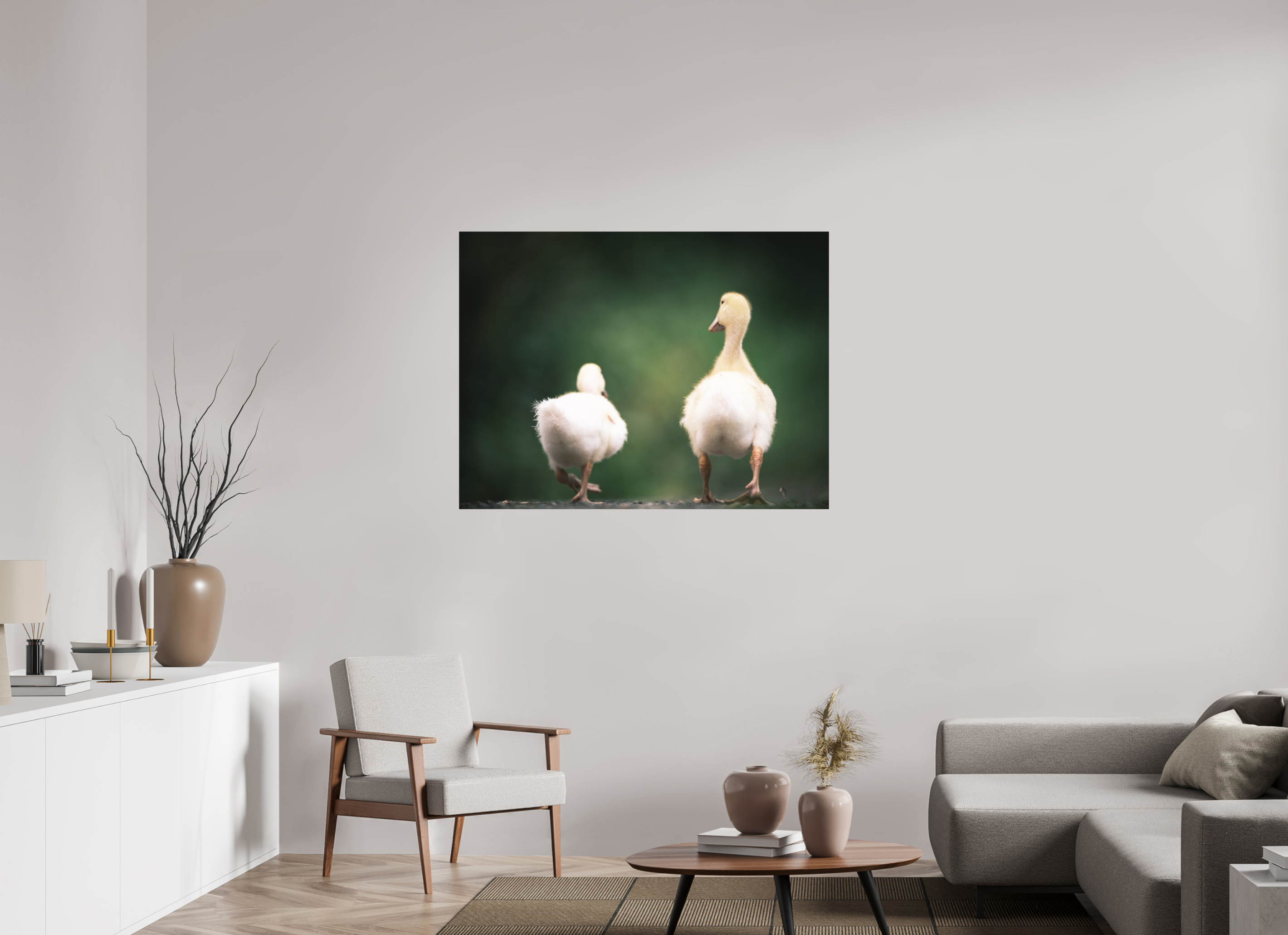 120 x 90 cm, Impression Fine Art - mat Canards I