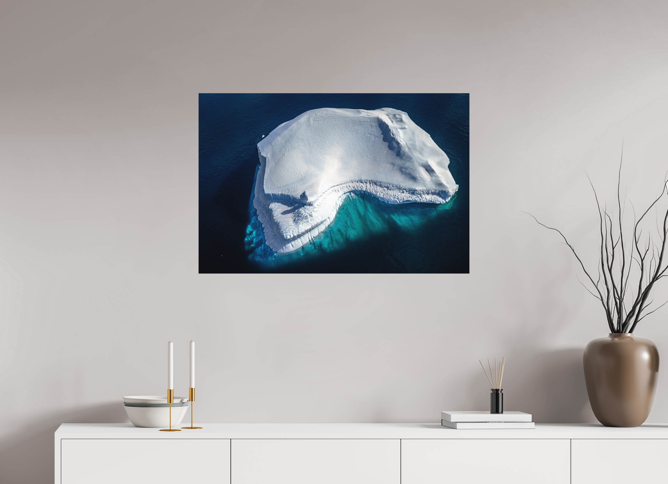 90 x 60 cm, Impression Fine Art - mat Le colosse silencieux