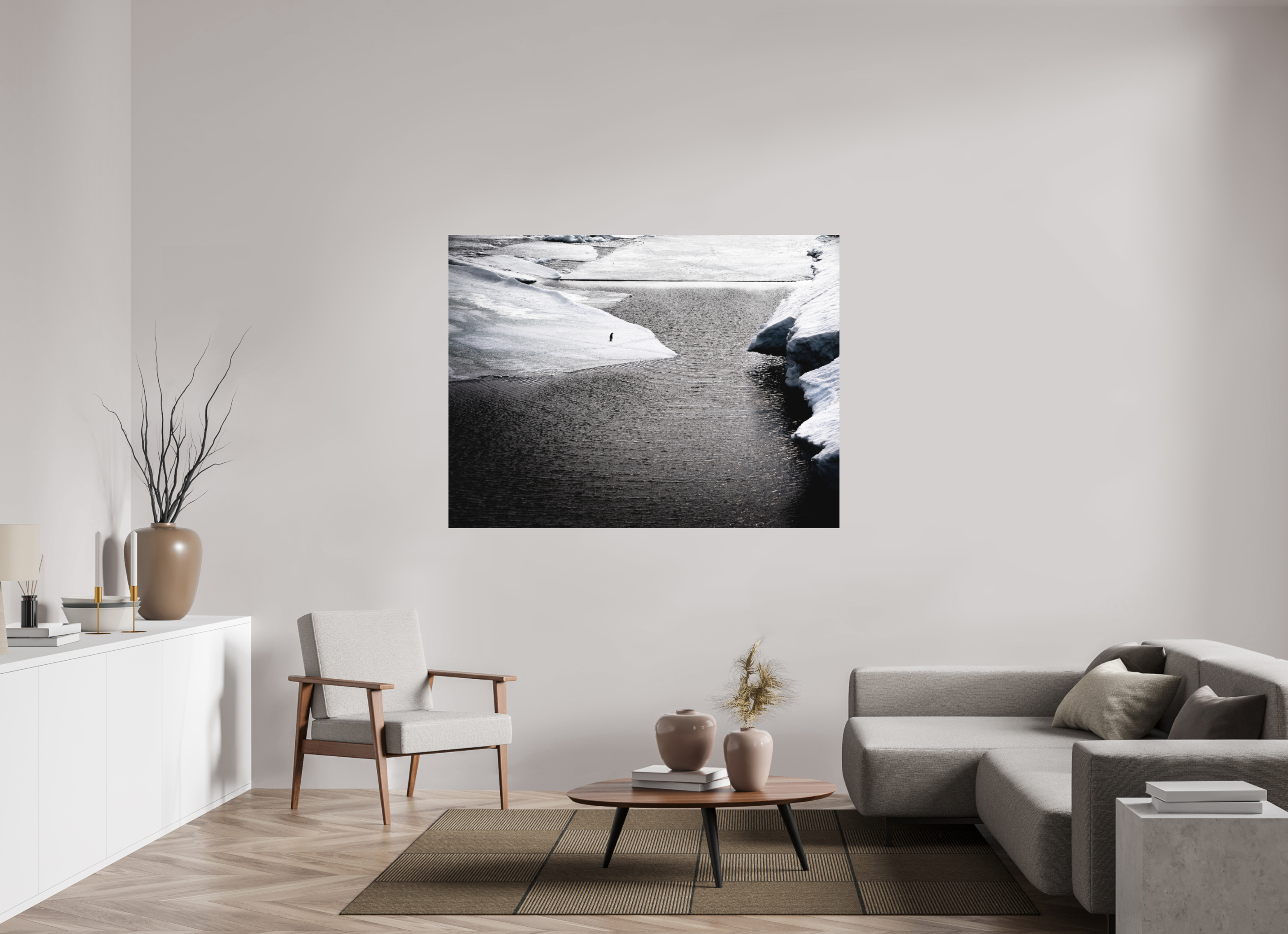 160 x 120 cm, Tirage photo - satiné Retour de pêche