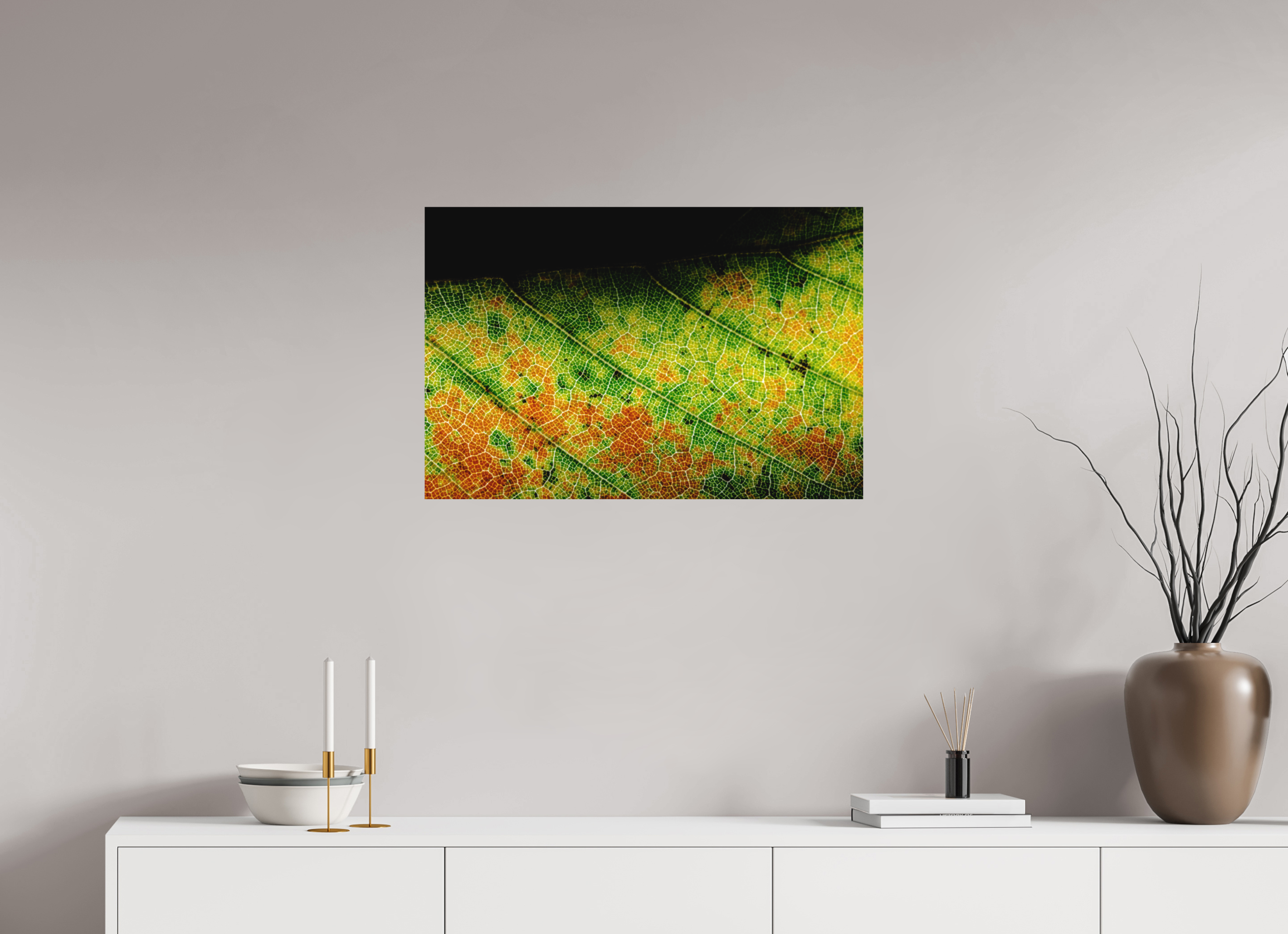 75 x 50 cm, Impression Fine Art sur support rigide - mat Feuille