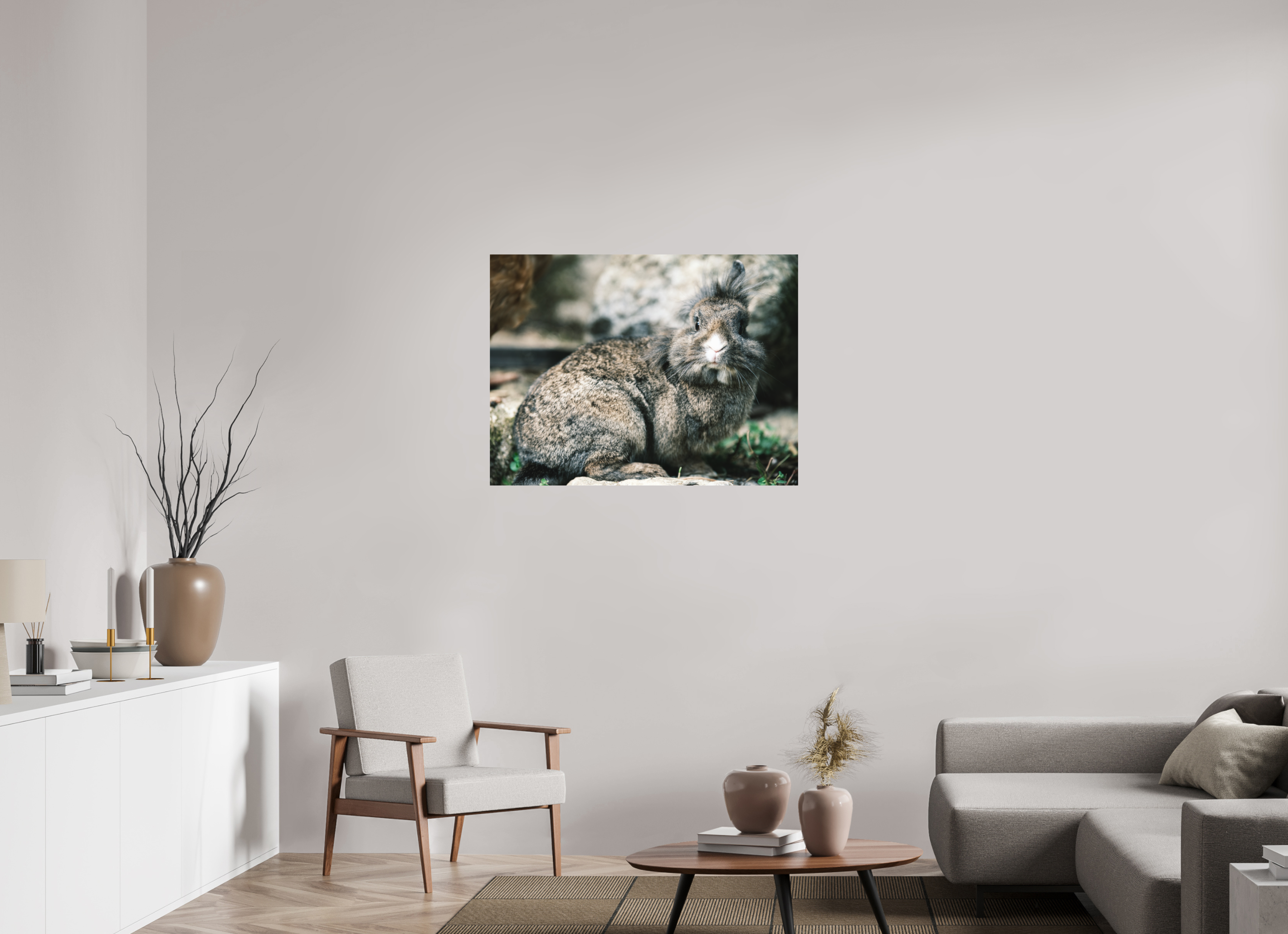 100 x 75 cm, Impression Fine Art - mat Lapin