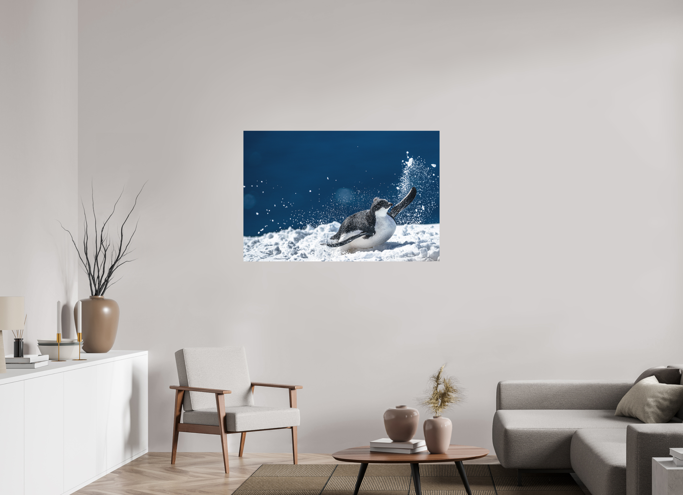 120 x 80 cm, Impression Fine Art - mat Joyeux poussin
