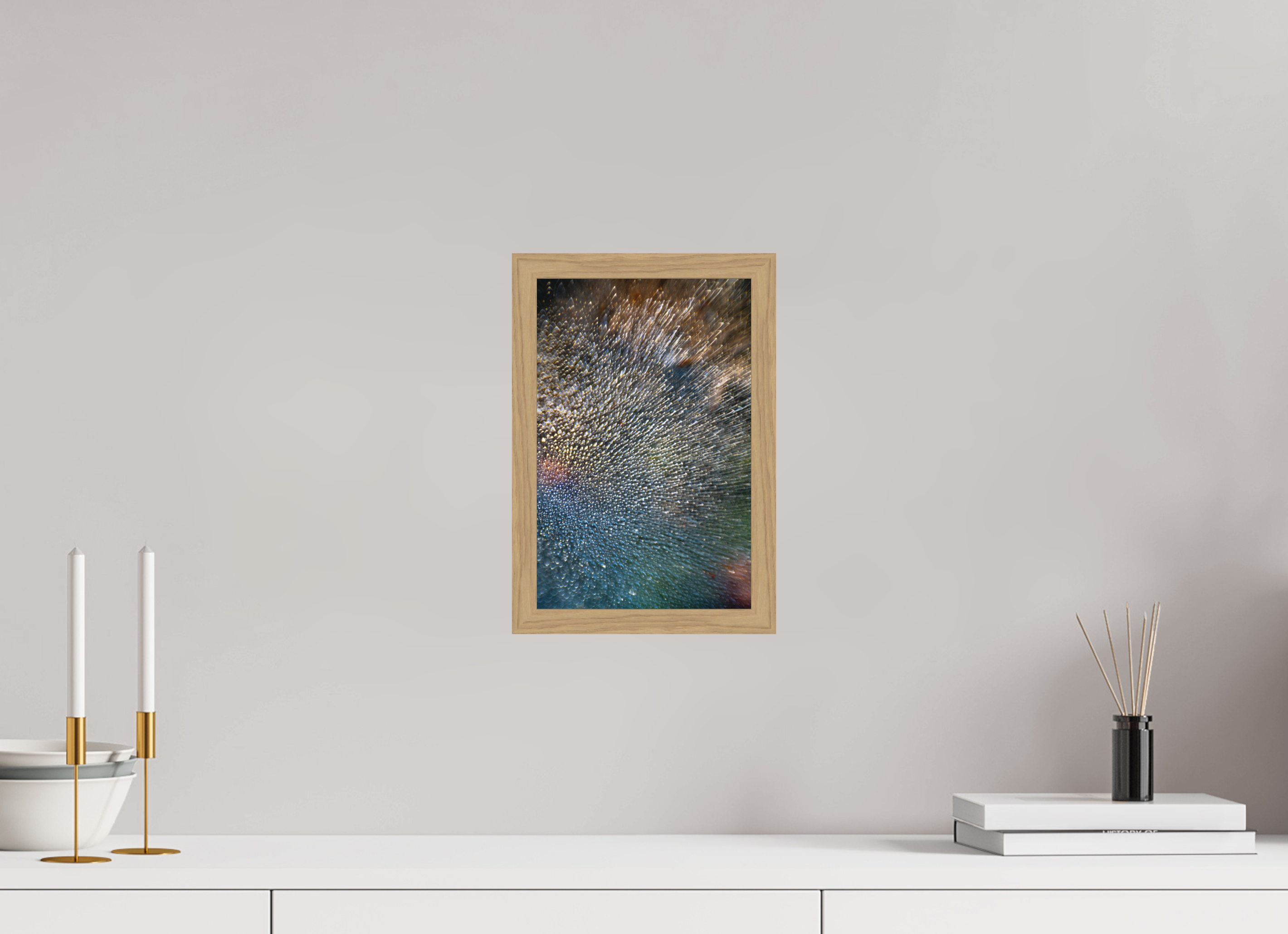 20 x 30 cm, Impression Fine Art encadrée en chêne naturel - mat toile 3