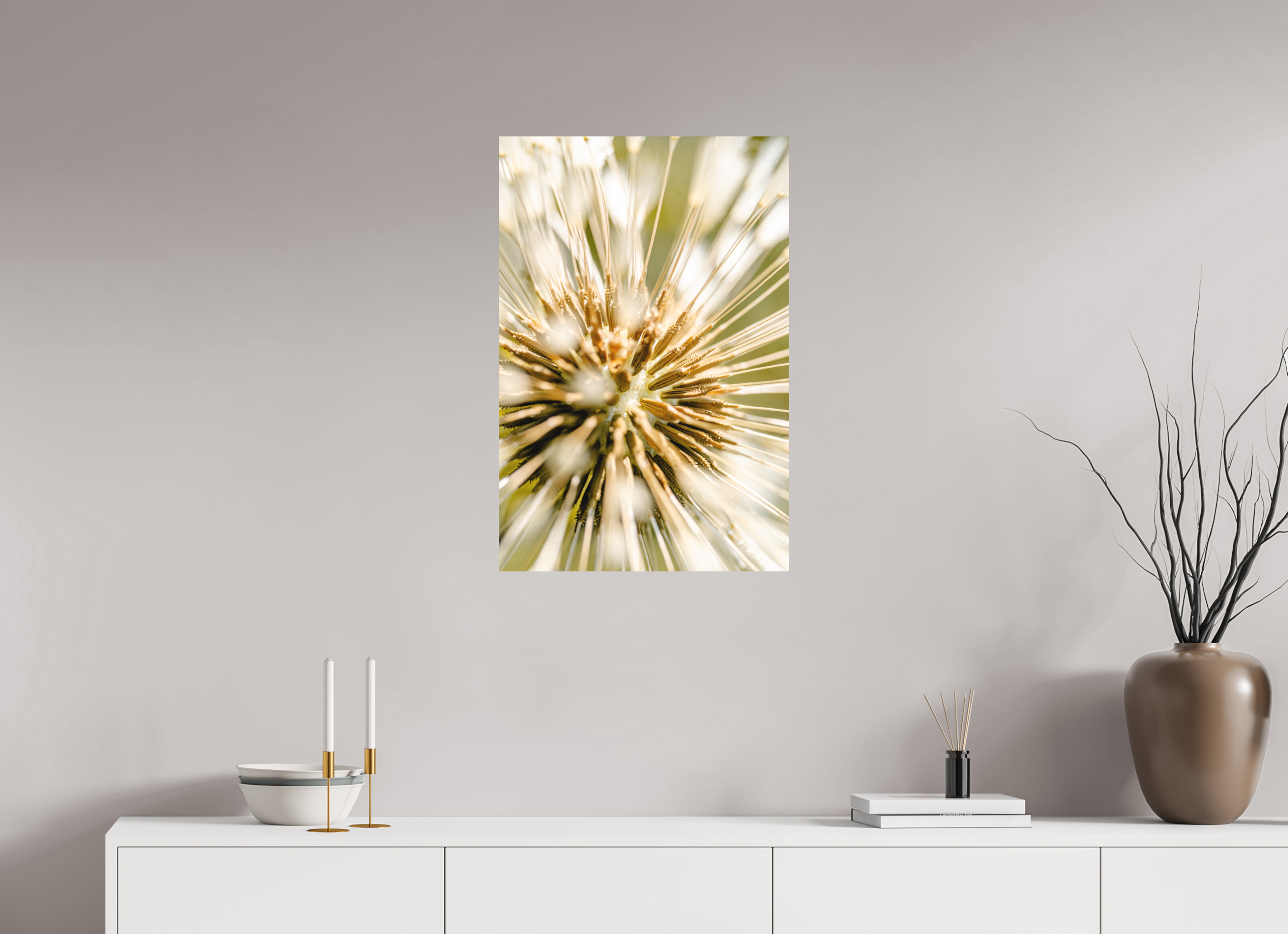 50 x 75 cm, Impression Fine Art - mat pissenlit