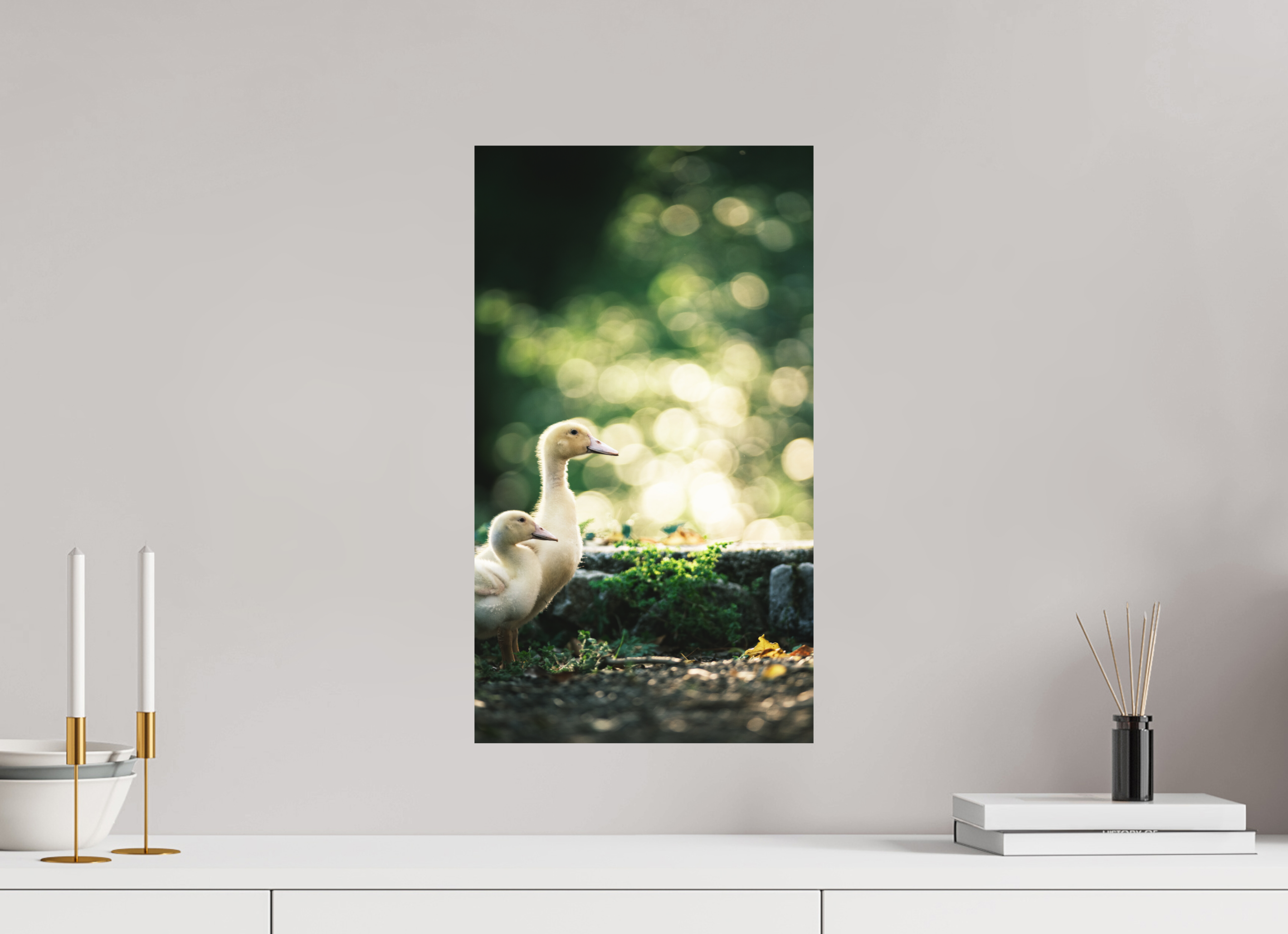 30 x 52,9 cm, Impression Fine Art - mat Canards II