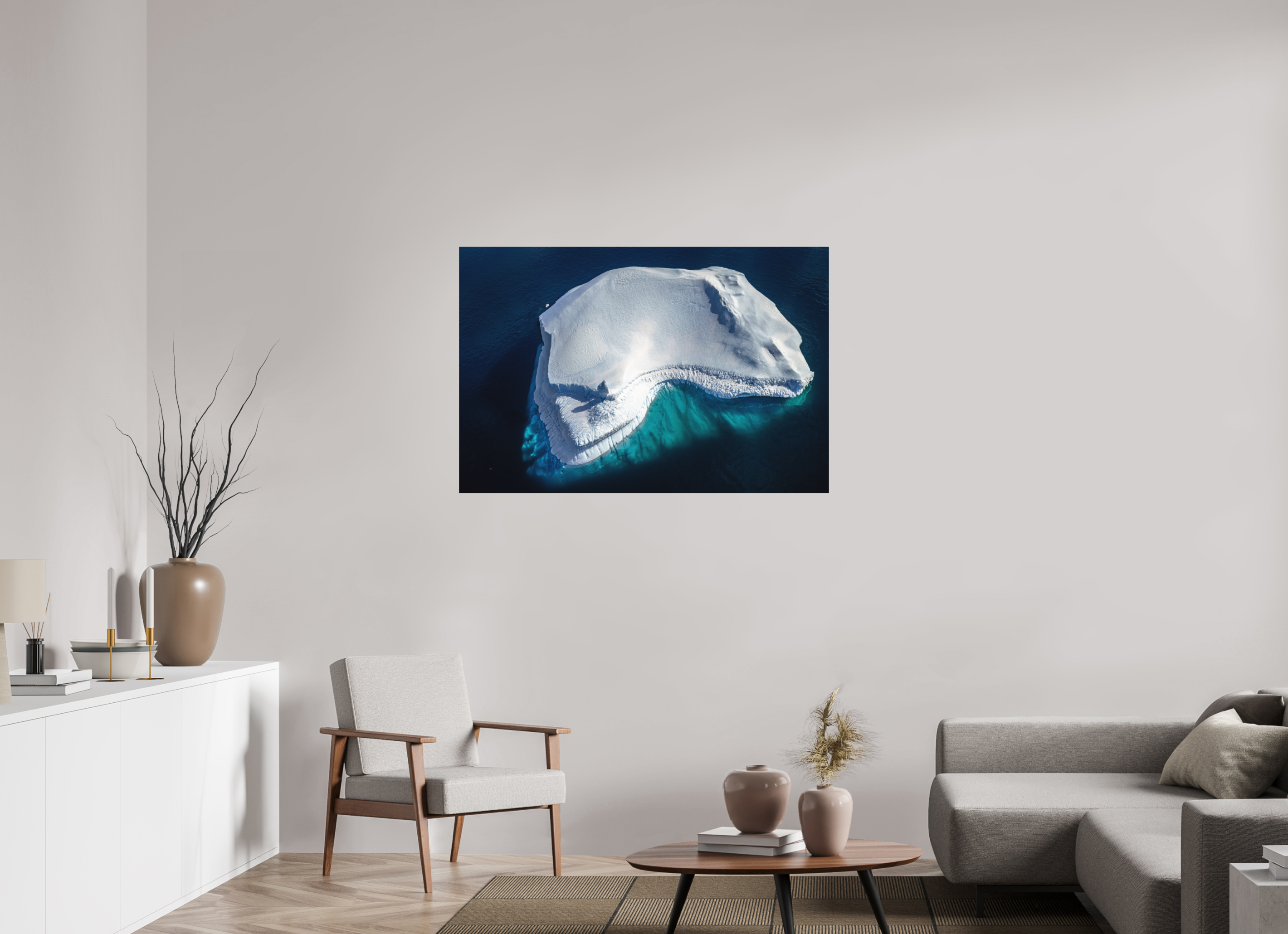 120 x 80 cm, Impression Fine Art - mat Le colosse silencieux