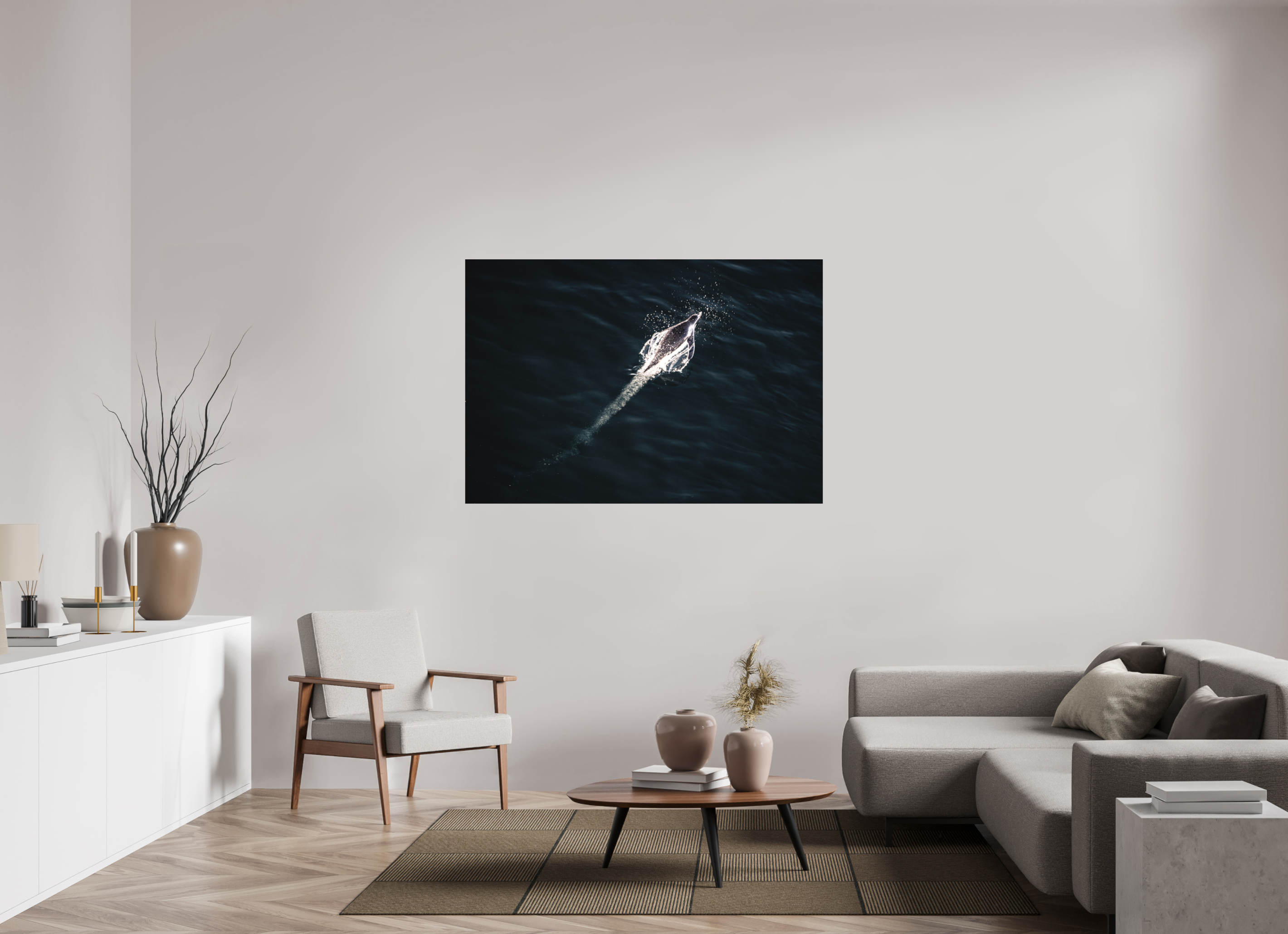 146,3 x 100 cm, Impression Fine Art - mat À toute vitesse