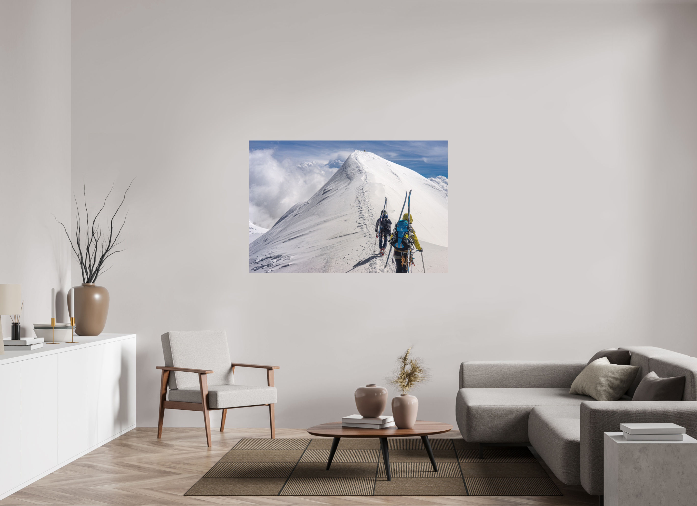150 x 100 cm, Impression Fine Art - mat L'arête de Castor