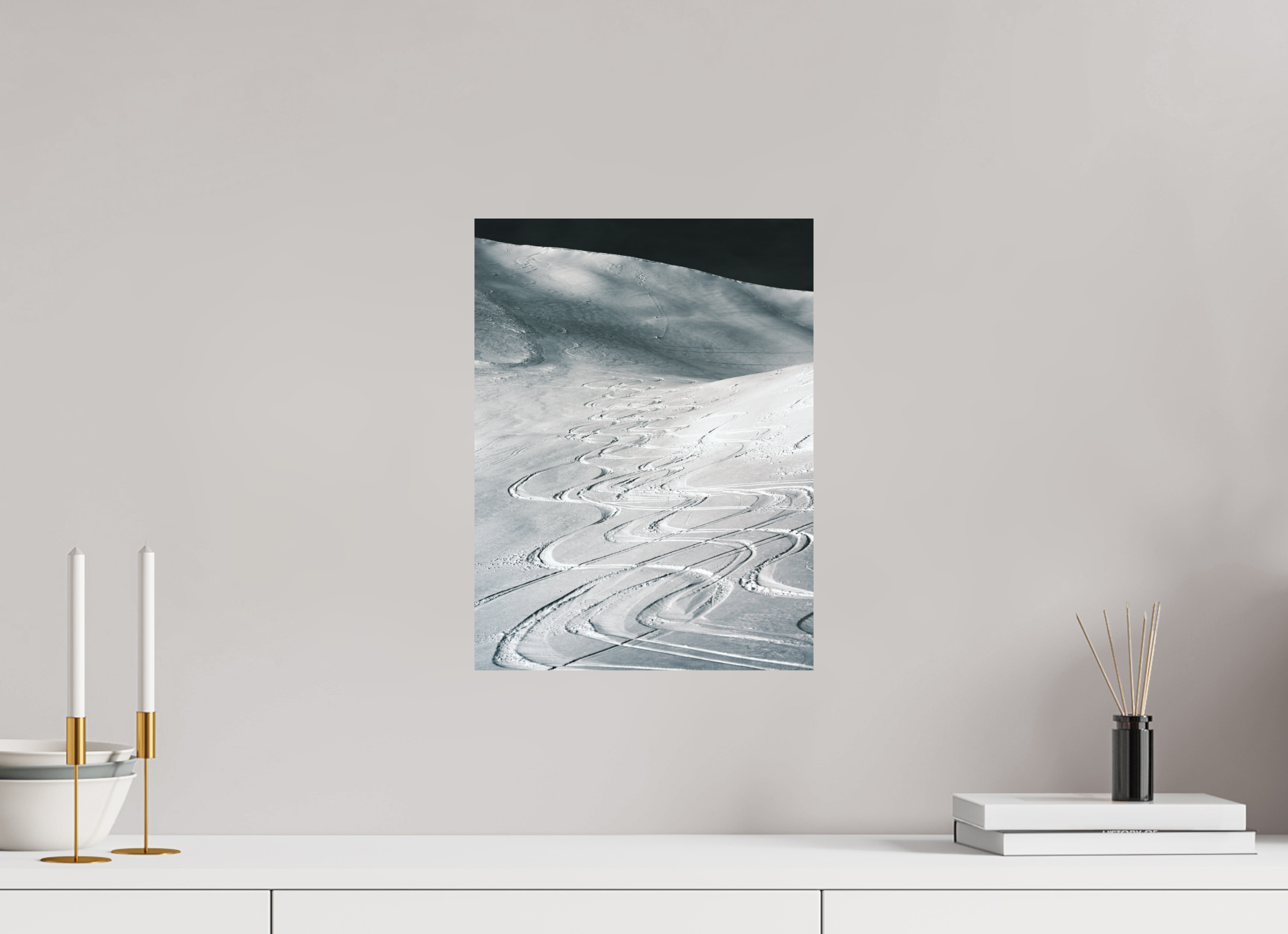 30 x 40 cm, Tirage photo - satiné Les traces du bonheur