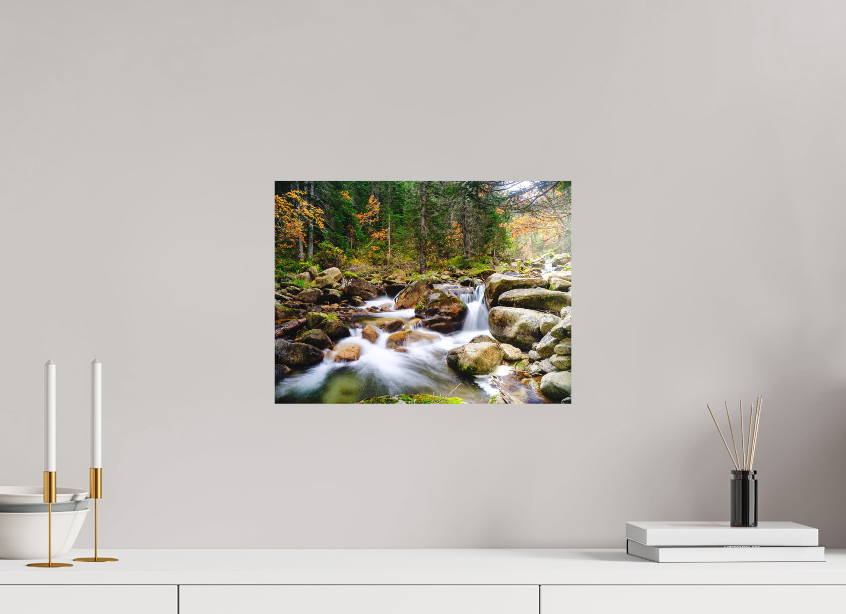 40 x 30 cm, Tirage photo - satiné Il en faut peu pour être heureux
