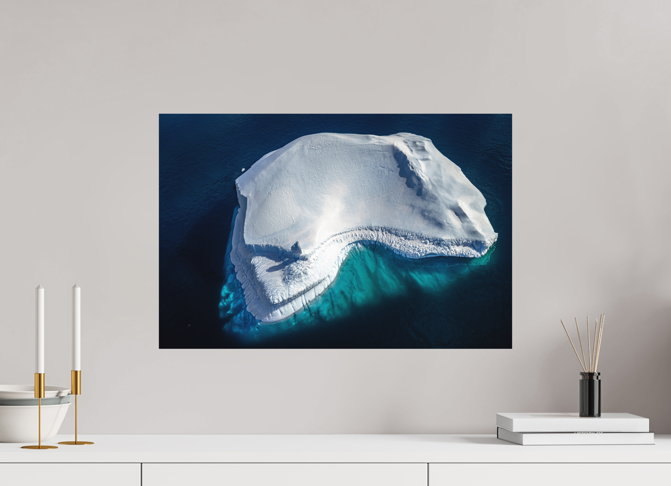60 x 40 cm, Tirage photo - satiné Le colosse silencieux