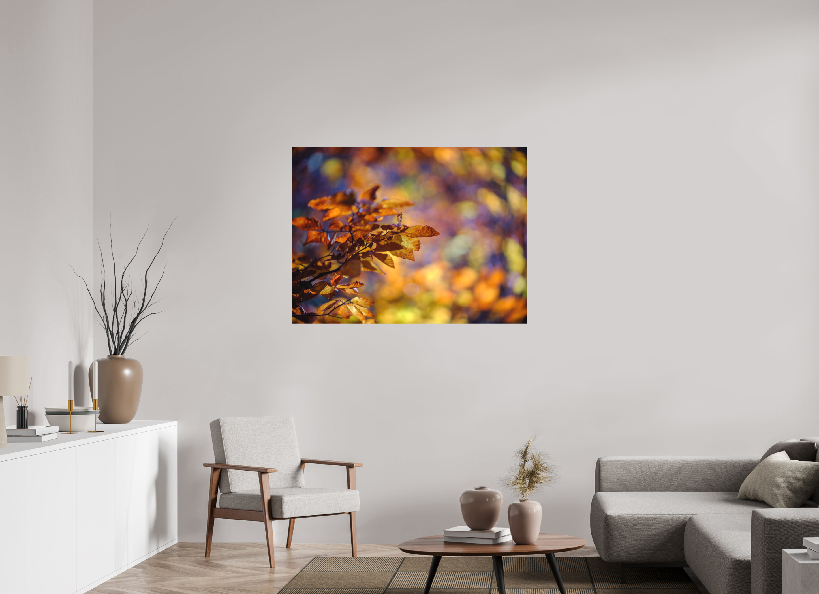 120 x 90 cm, Tirage photo - satiné La folie des couleurs III