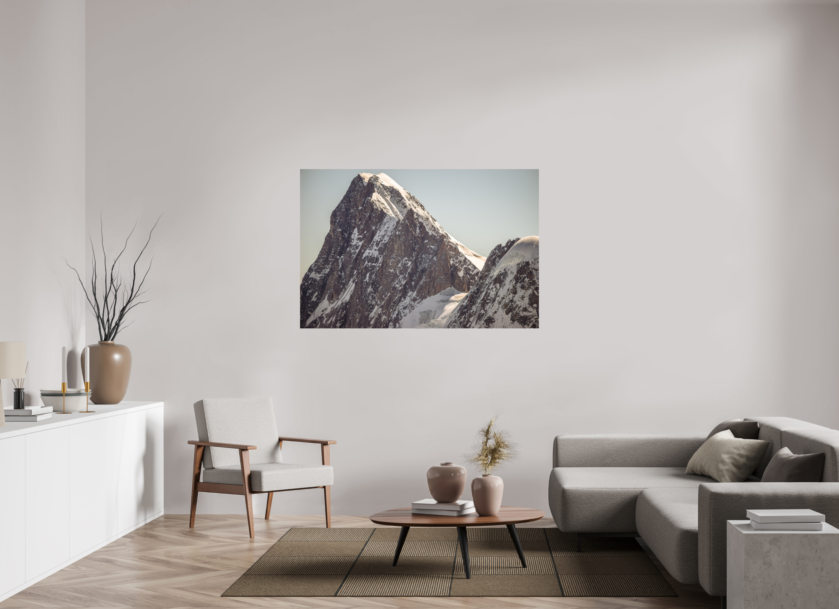 150 x 100 cm, Impression Fine Art - mat Les Grandes Jurasses : Pointe Walker