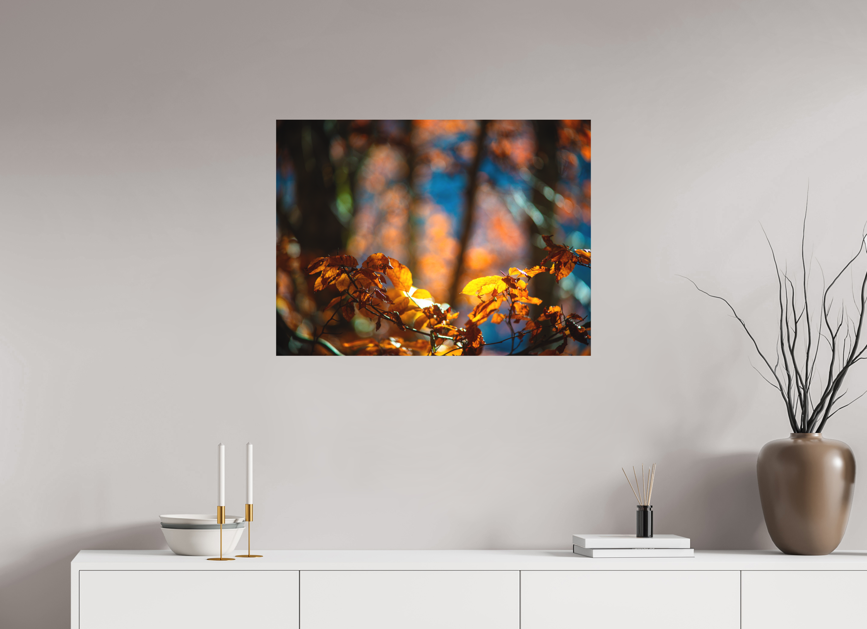 80 x 60 cm, Impression Fine Art sur support rigide - mat La folie des couleurs I