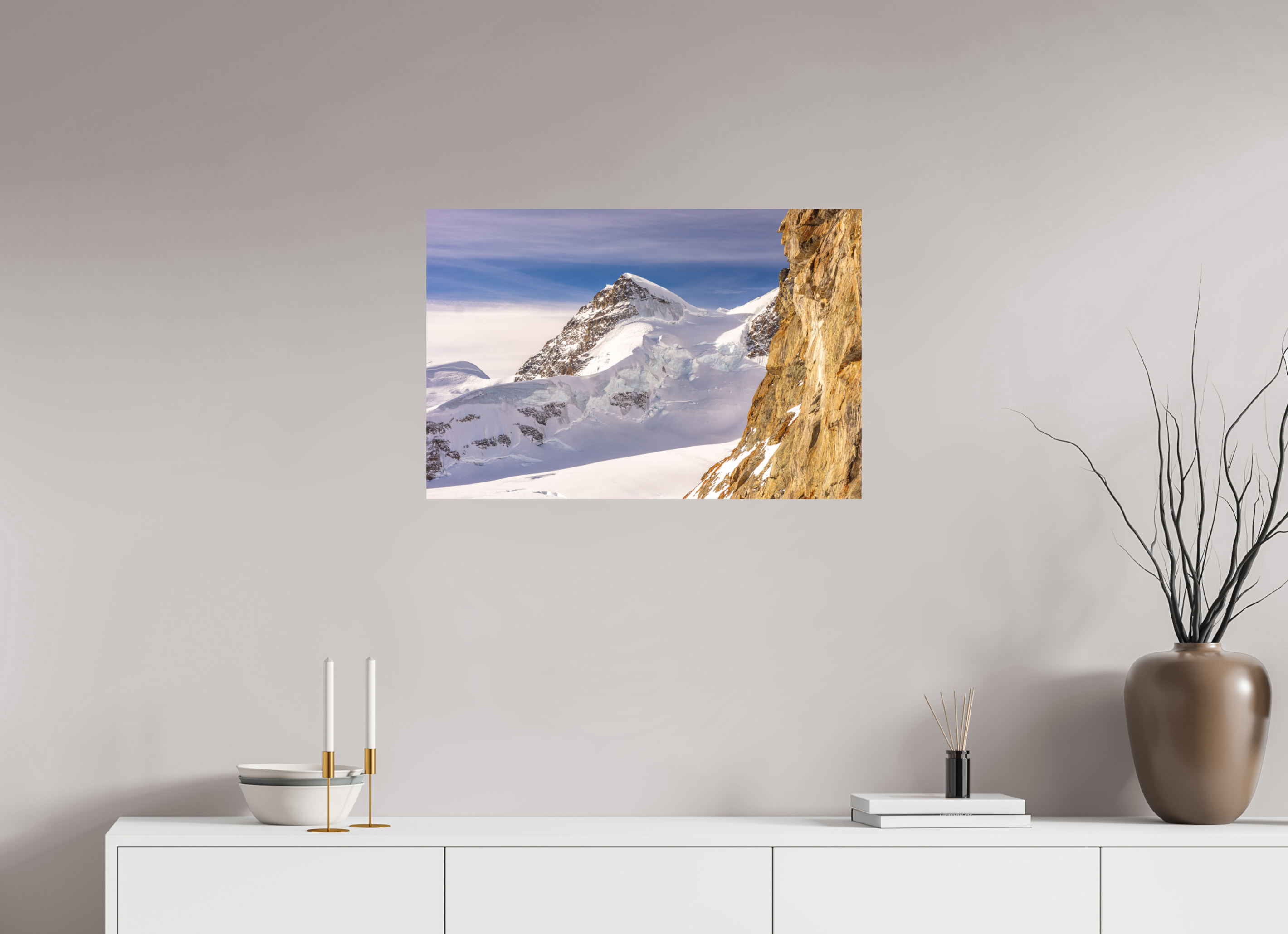 75 x 50 cm, Tirage photo - satiné La Jungfrau