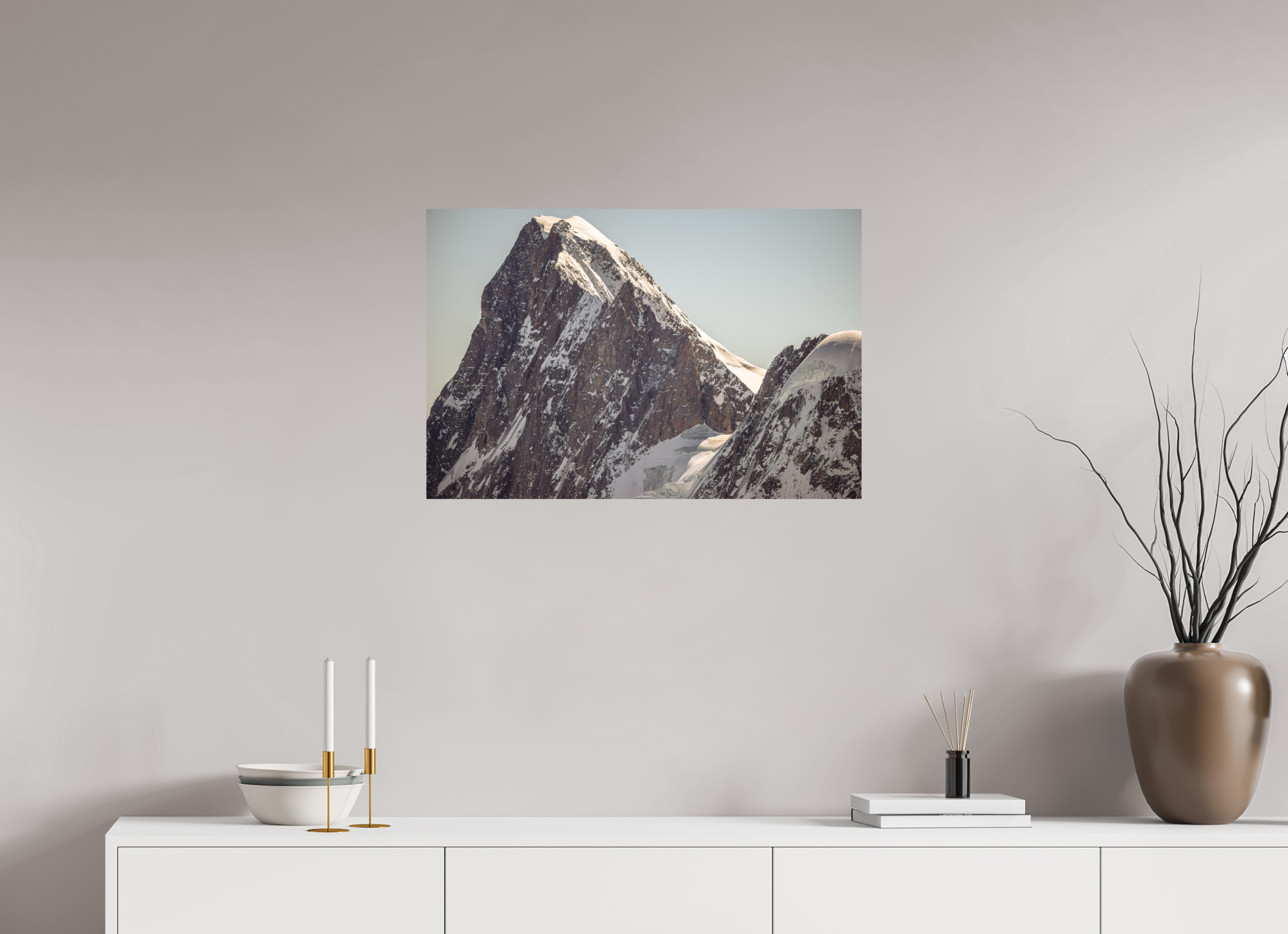 75 x 50 cm, Tirage photo - satiné Les Grandes Jurasses : Pointe Walker