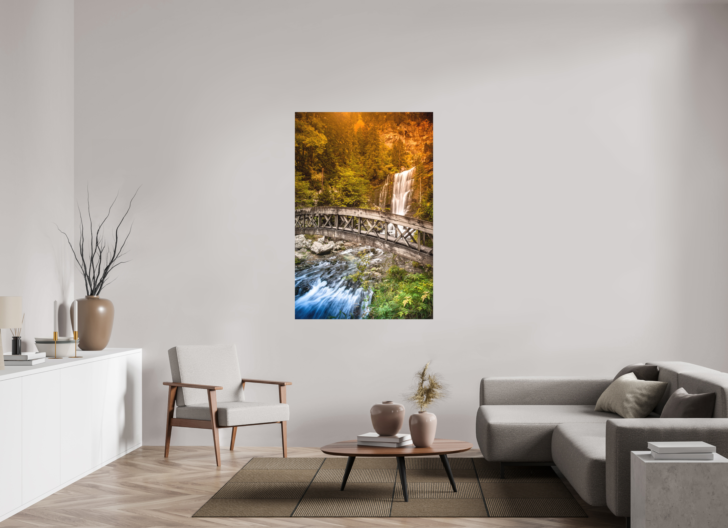 100 x 150 cm, Tirage photo - satiné L'automne en Chartreuse
