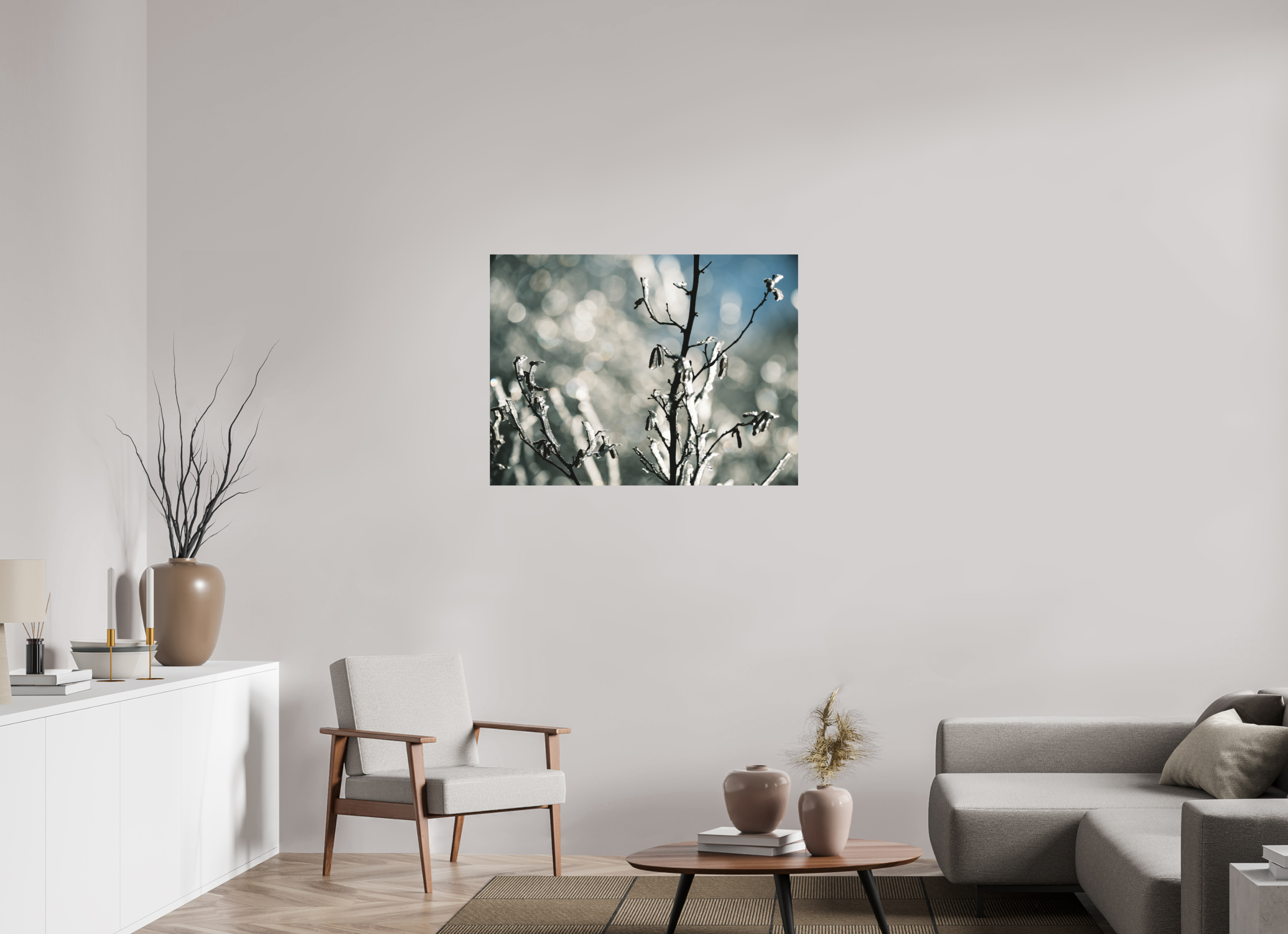 100 x 75 cm, Impression Fine Art - mat Figé dans le froid