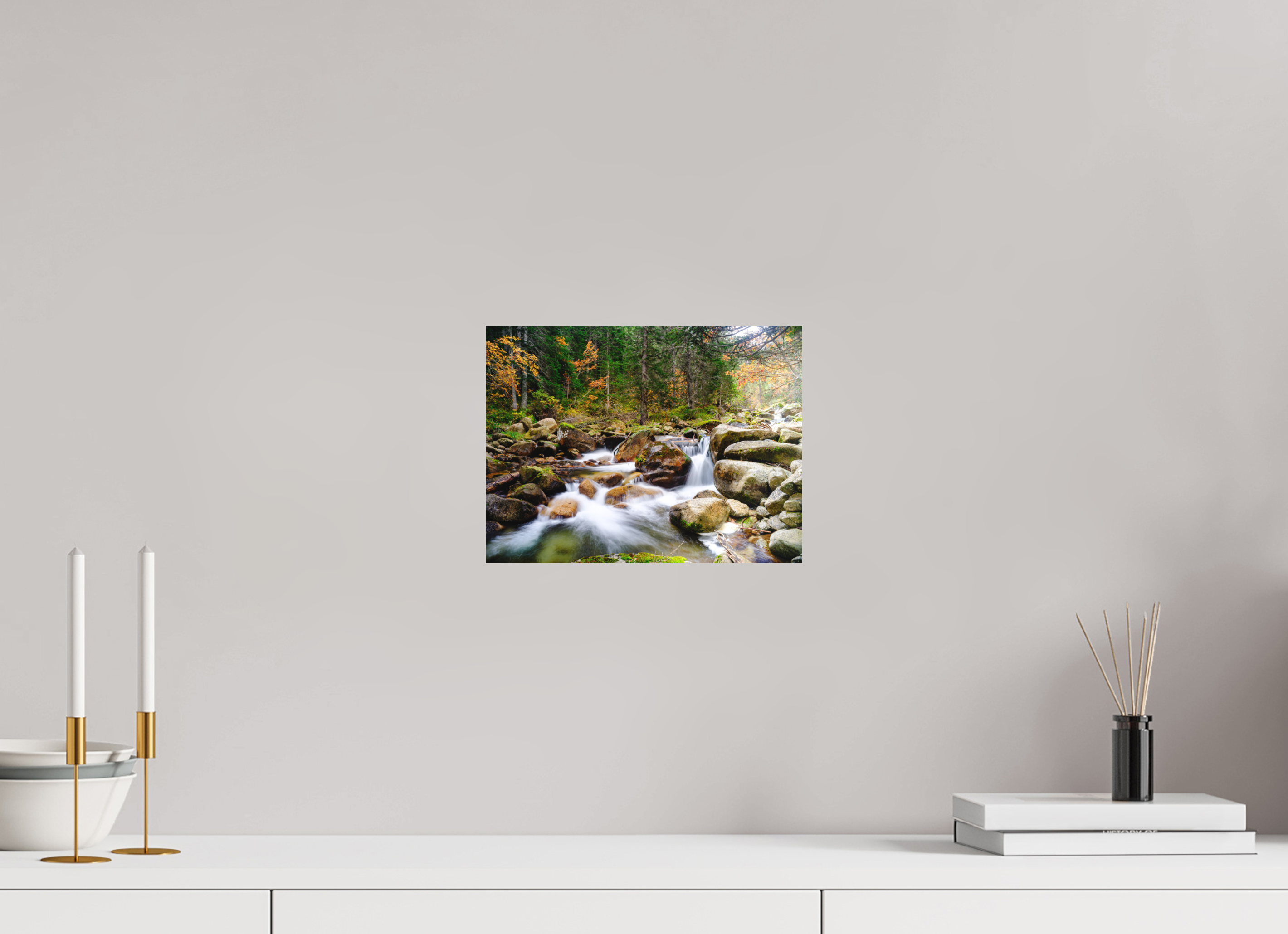 28 x 21 cm, Tirage photo - satiné Il en faut peu pour être heureux